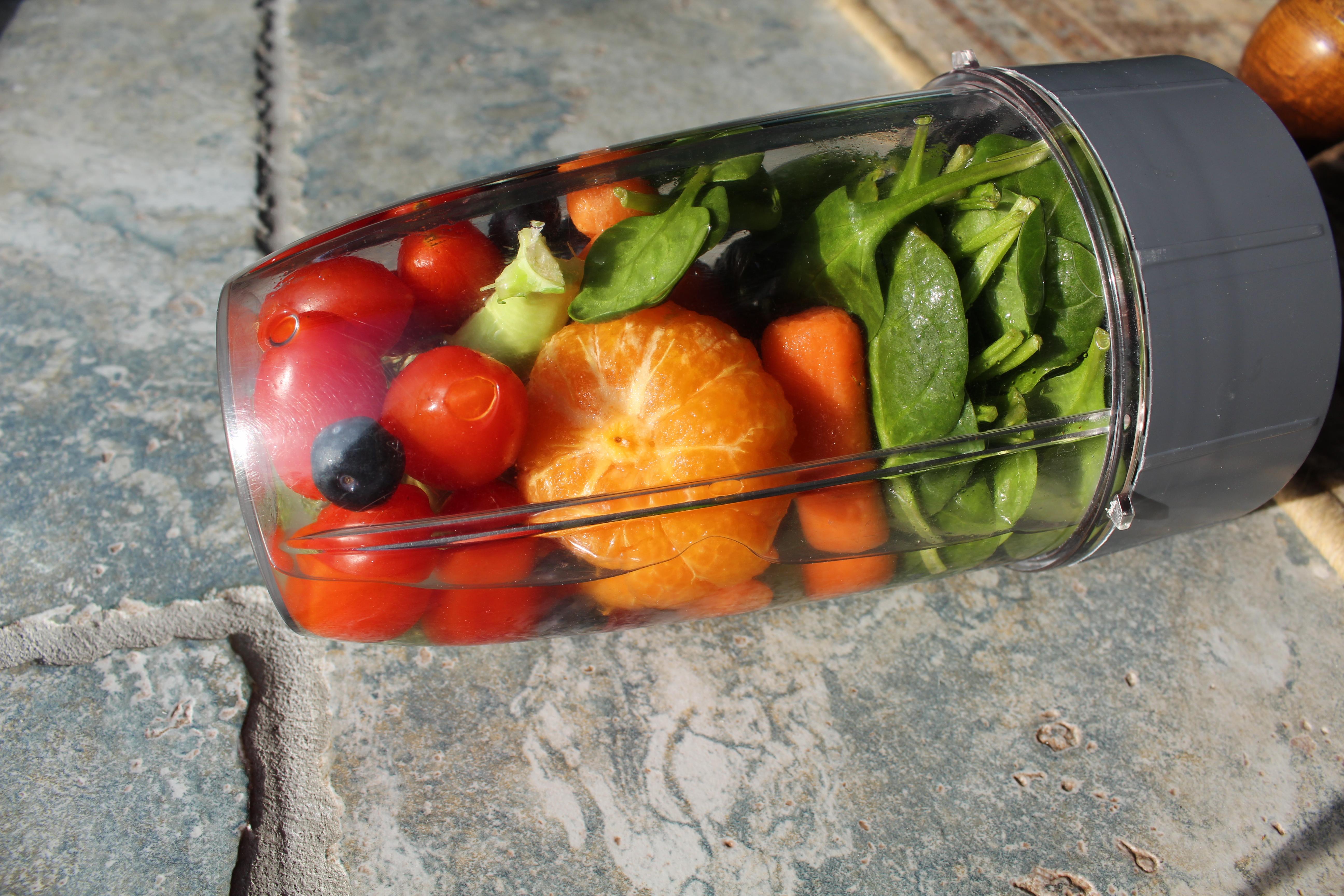 Another delicious juicing recipe. 1 Clementine orange, 1 head of