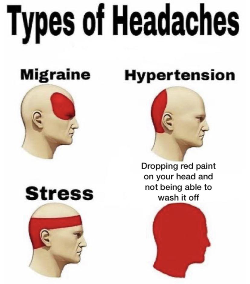 Stress from your red headband looking too cool r/memes