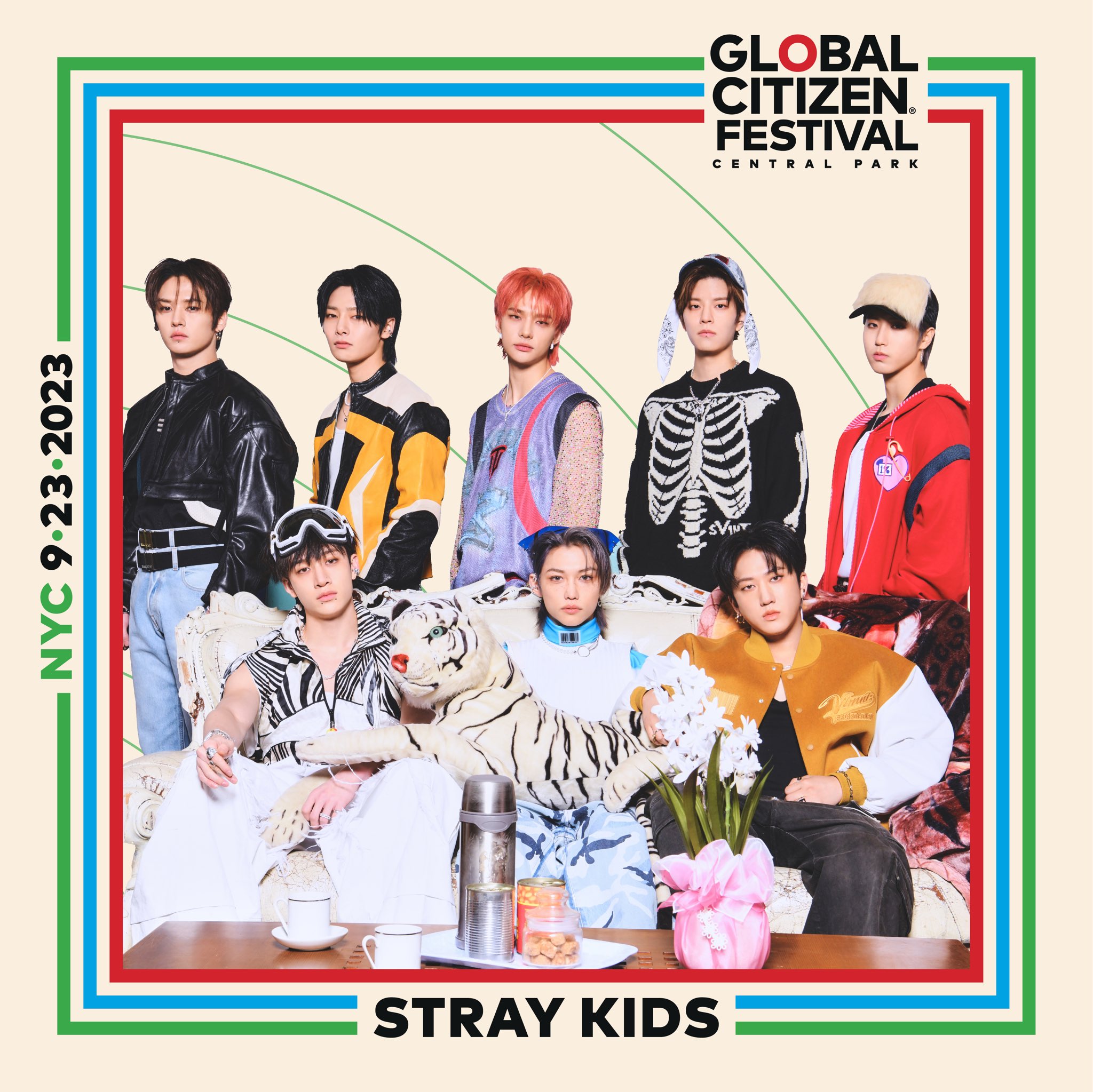 230711 Stray Kids will perform at the Global Citizen Festival September