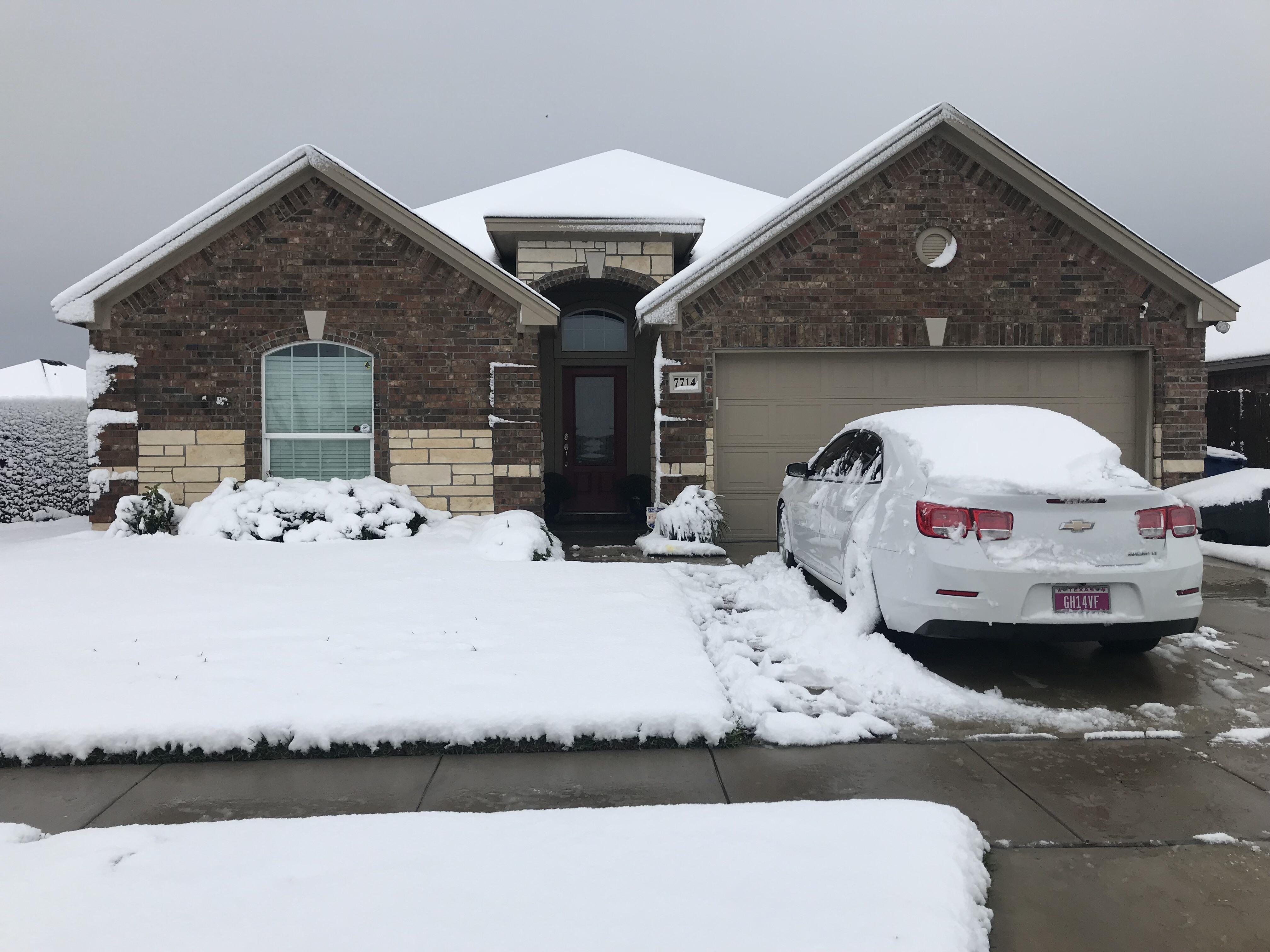 We got some good snow in Corpus. r/texas