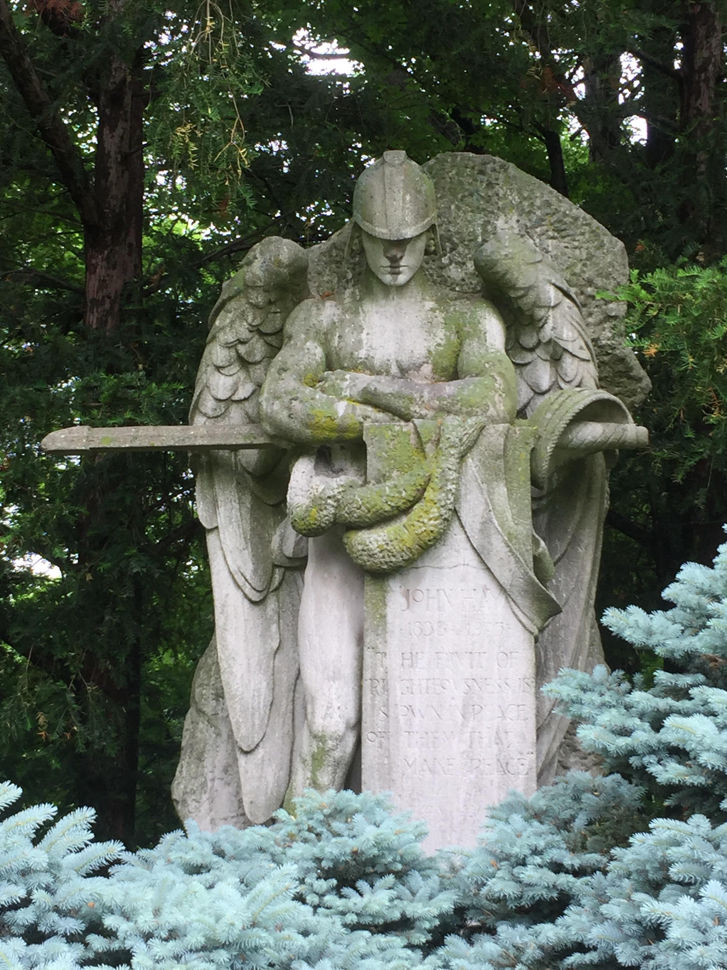 Guardian Angel Lakeview Cemetery Cleveland, OH r/CemeteryPorn