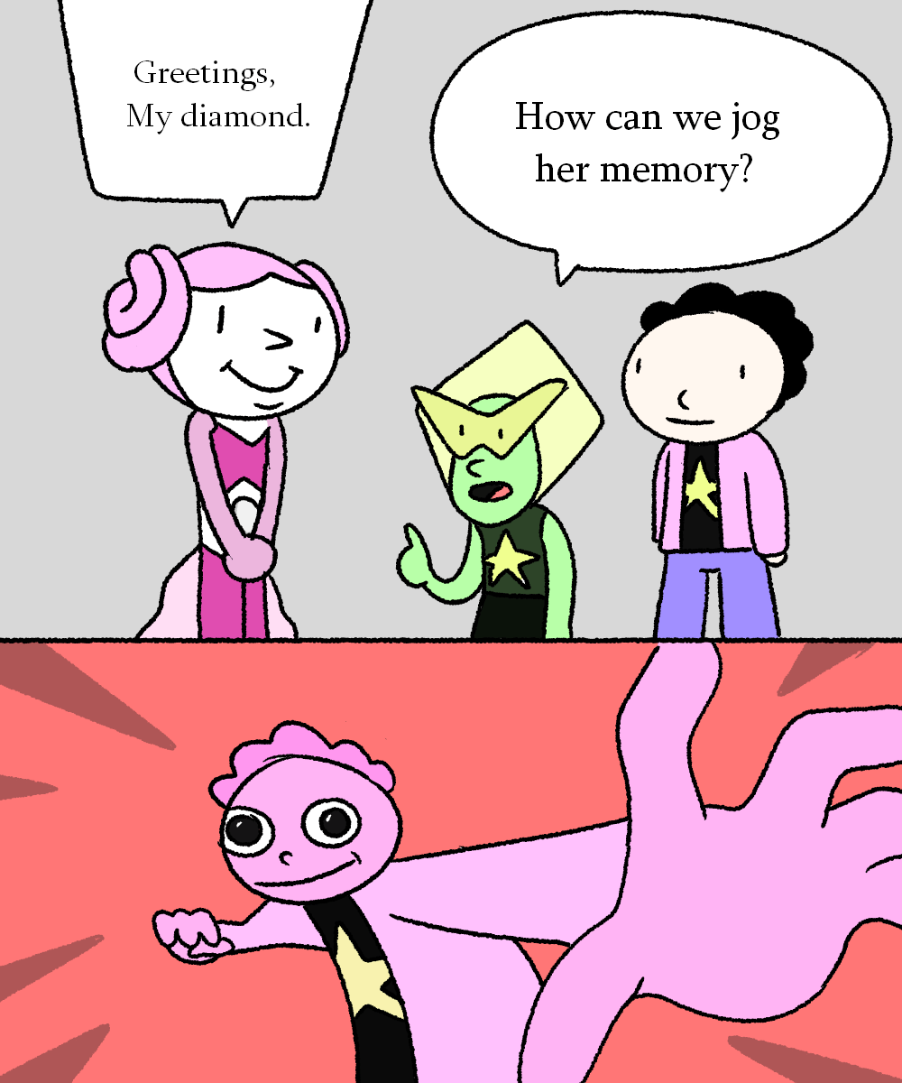 Volleyball alternate ending pink pearl gets rejuvenated r/stevenuniverse