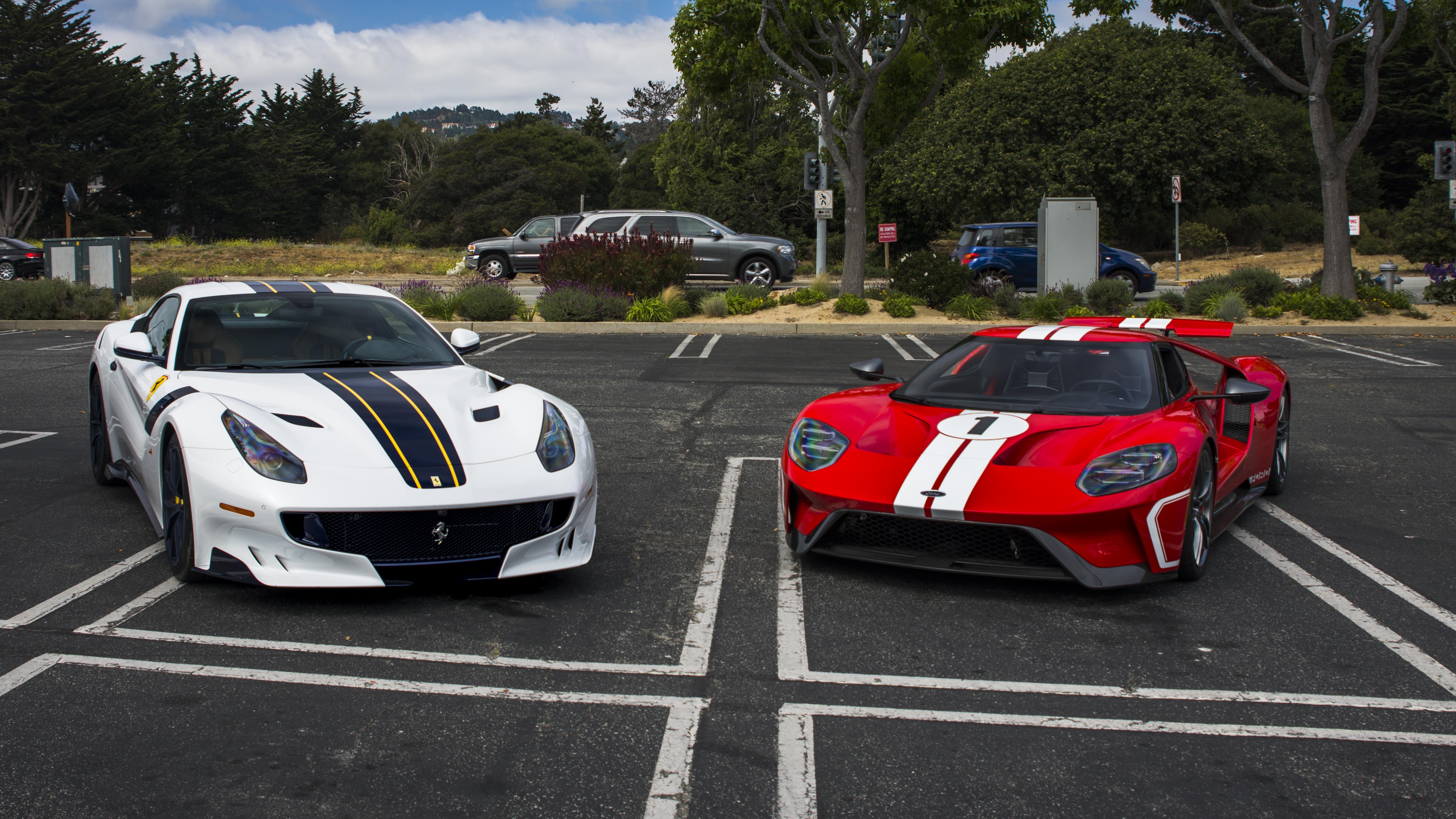 Ford vs Ferrari (ford gt belongs to John Hennesey) Autos