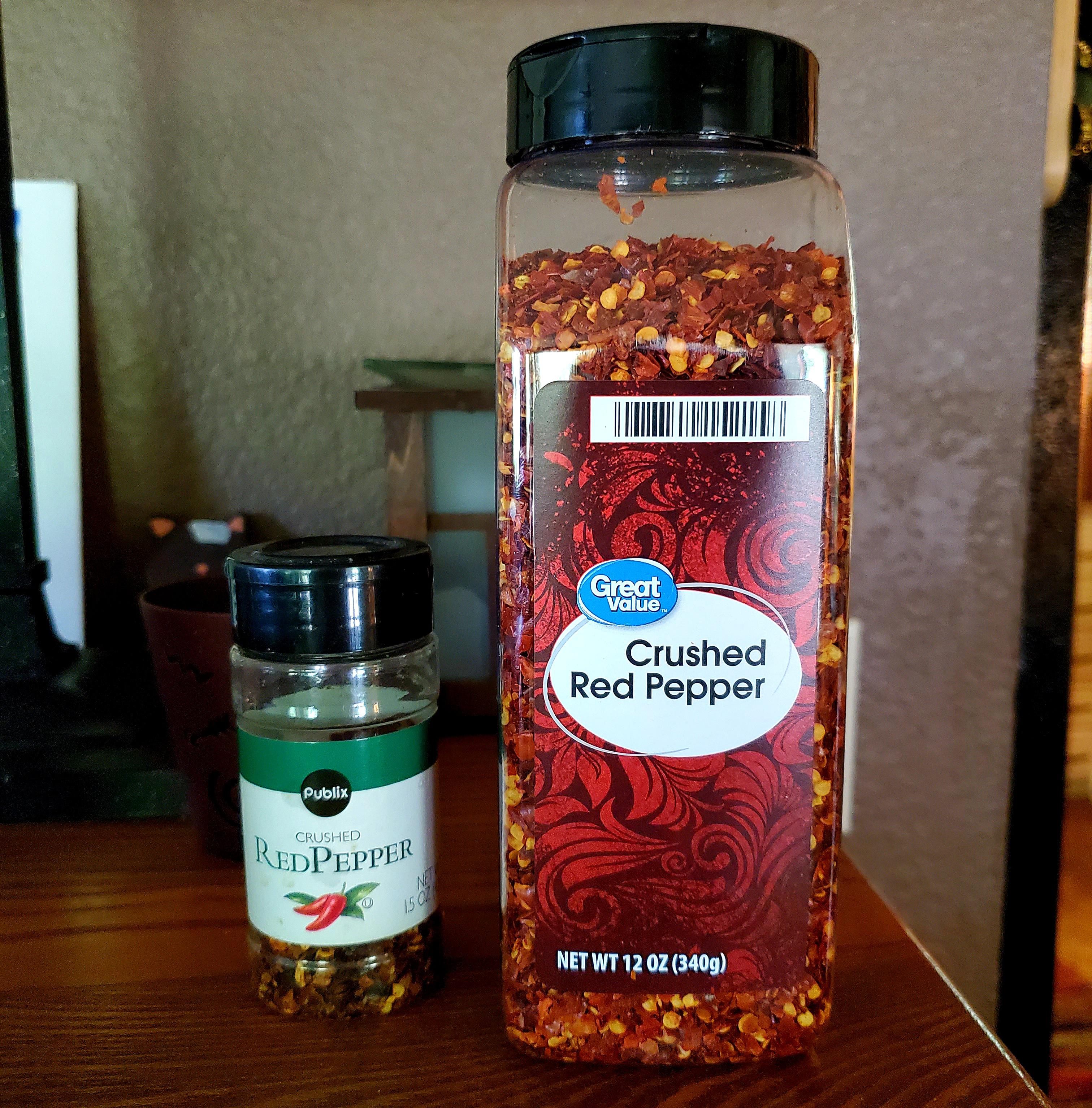 Asked grocery delivery for red pepper flakes to replace my expired ones