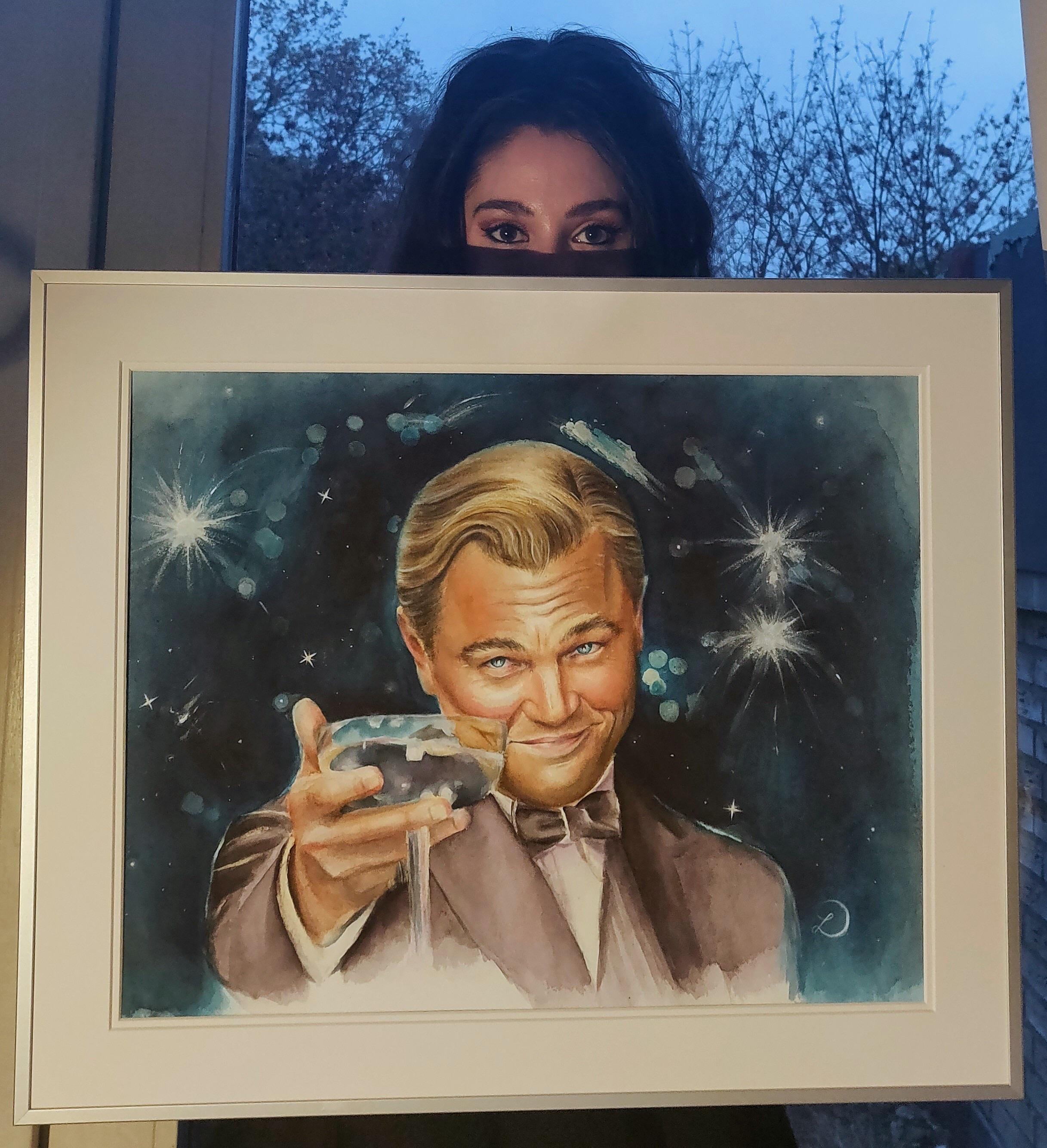 A tribute to our meme king in watercolor BelongsInAMuseum