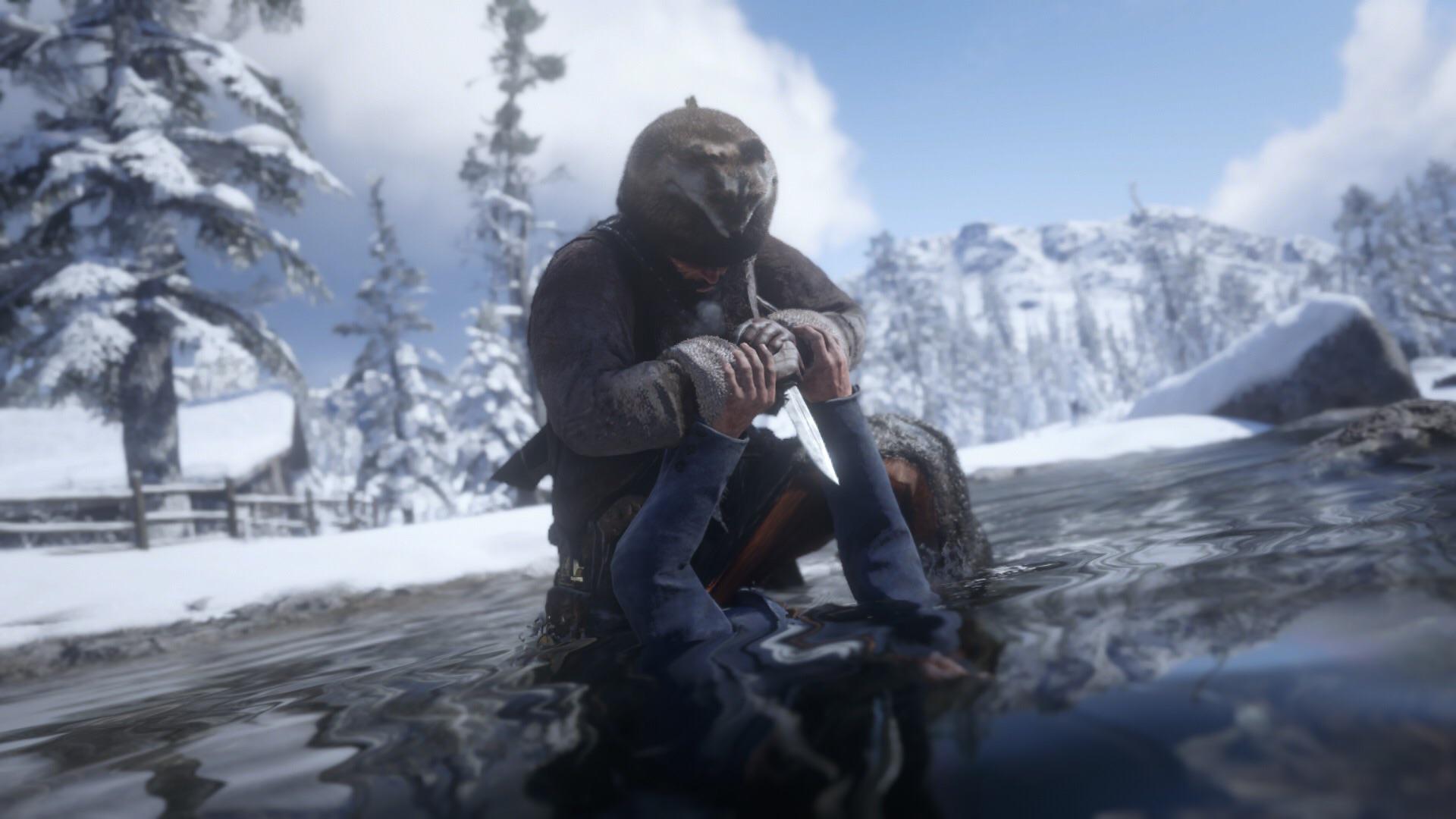 Rdr2 fact of the day If you tackle someone into water that’s somewhat