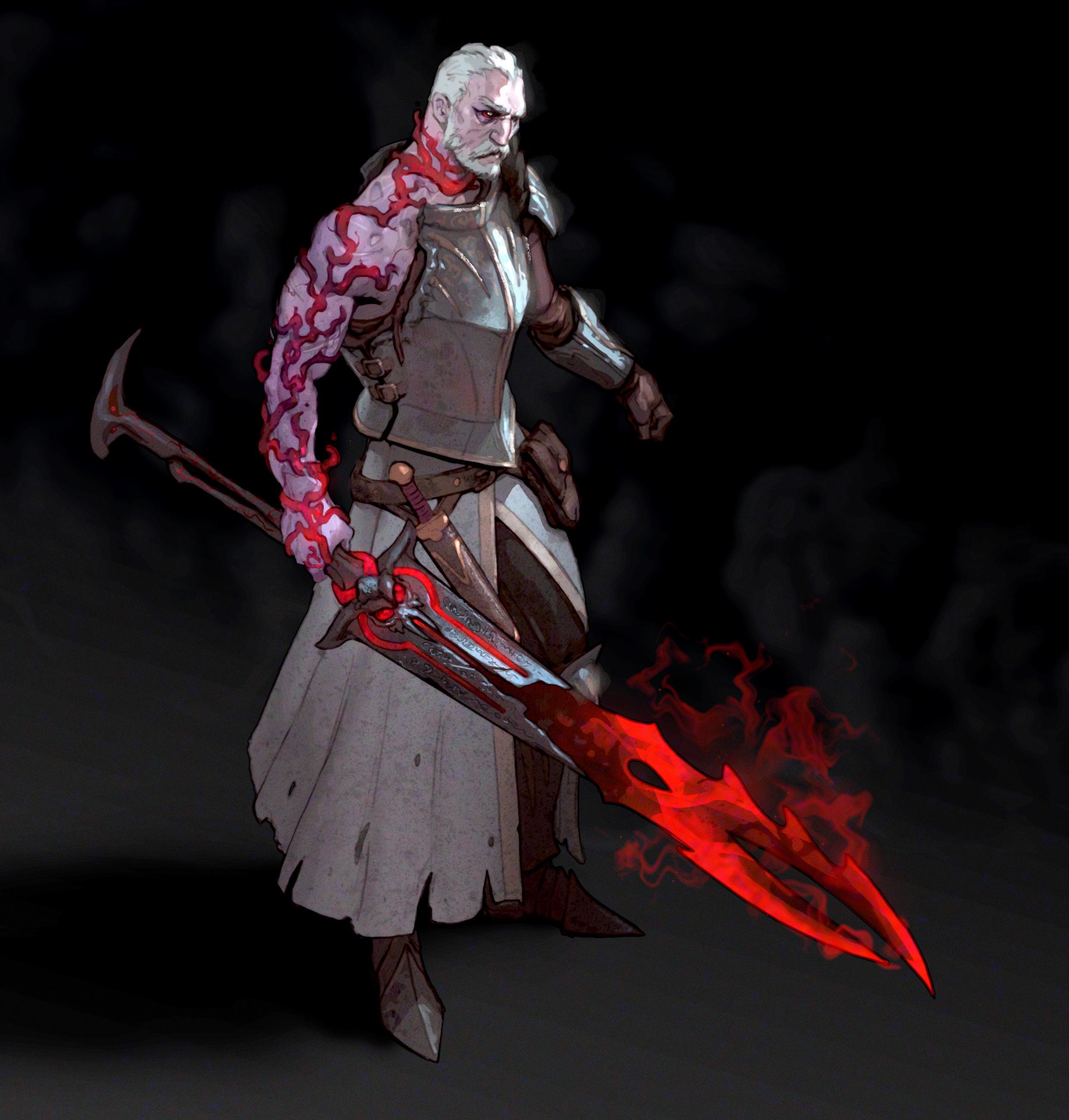 Cursed Sword by ibralui ImaginaryCharacters