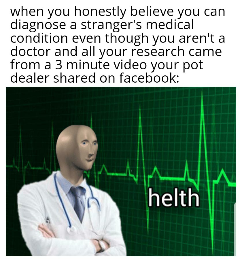 All these armchair economists are suddenly armchair neurologists r