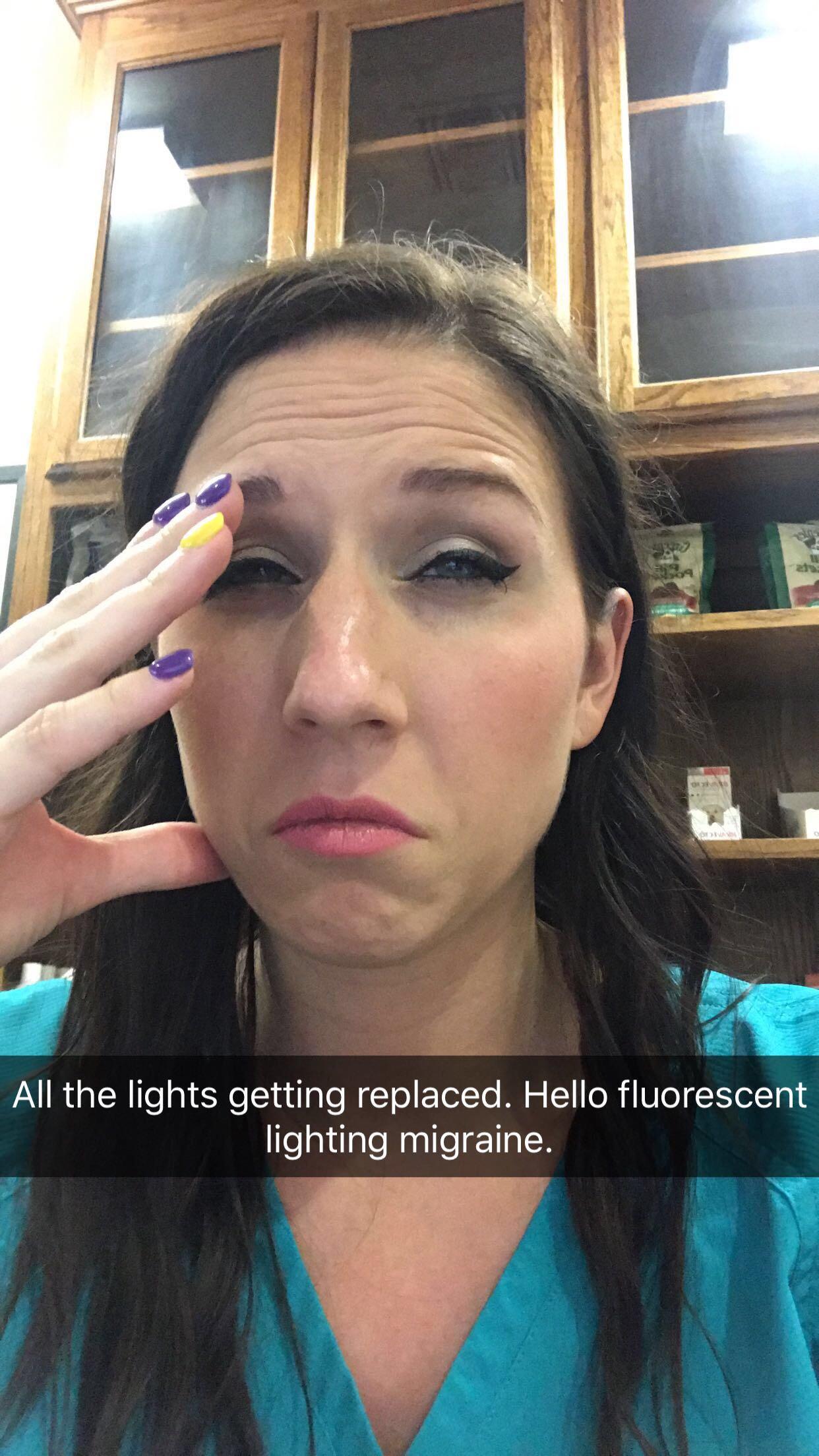 Fluorescent lights from hell r/migraine