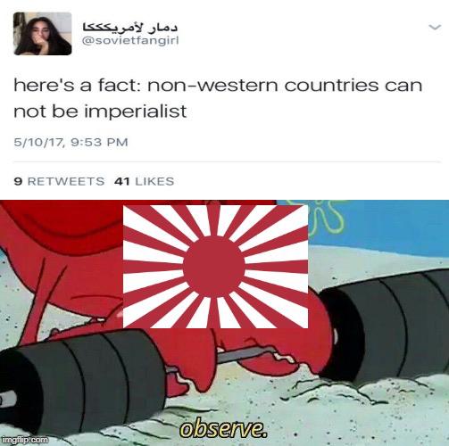 History memes about Japan. This exists now. You're