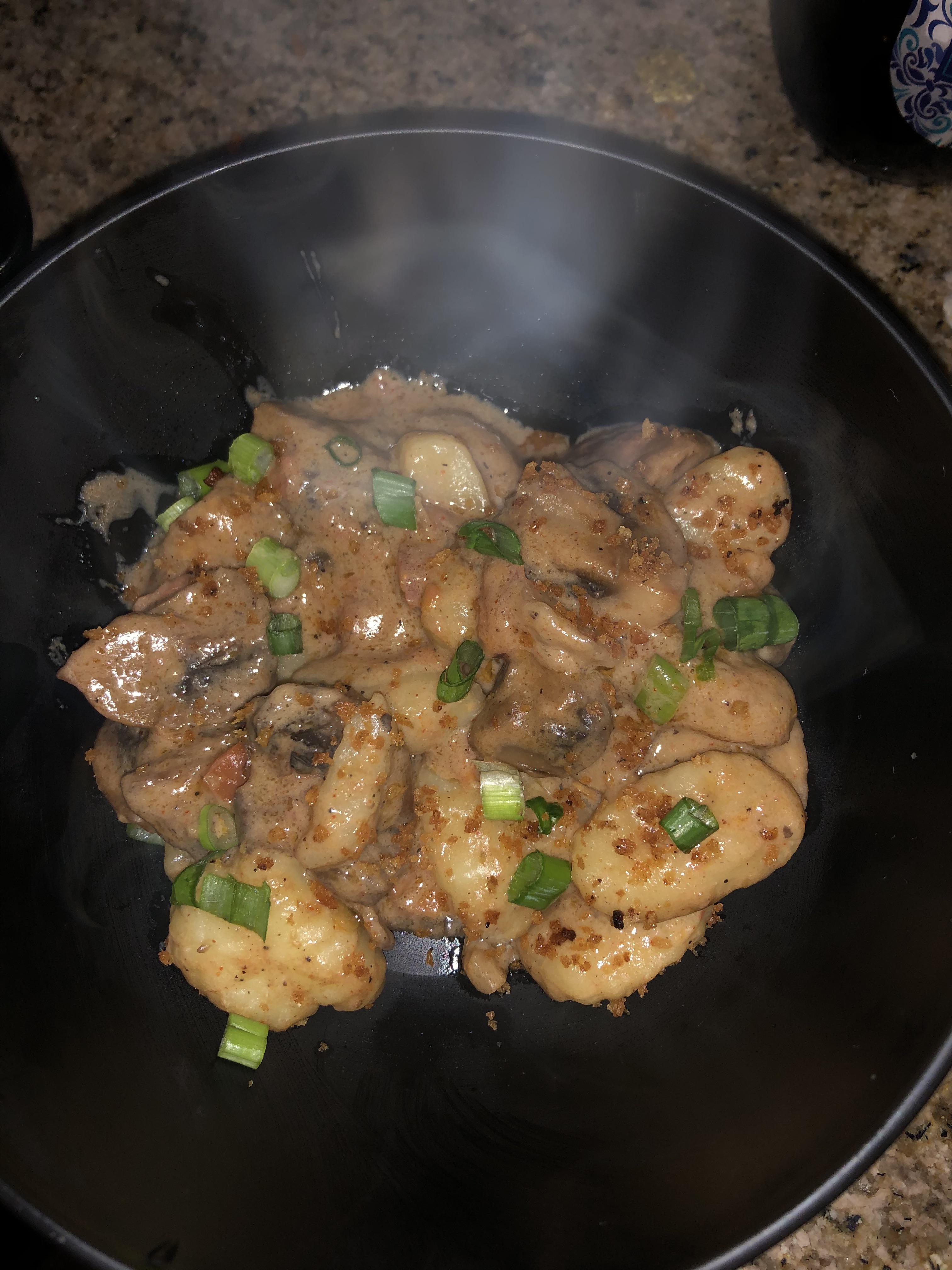 Never post my meals but this one was SO good, i had to. Triple mushroom