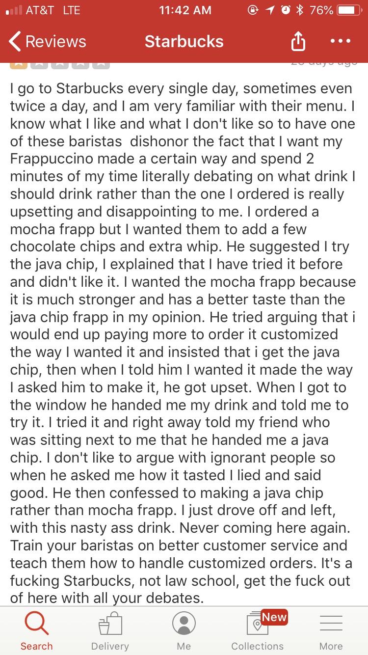 Don’t save her. She don’t wanna be saved r/starbucks