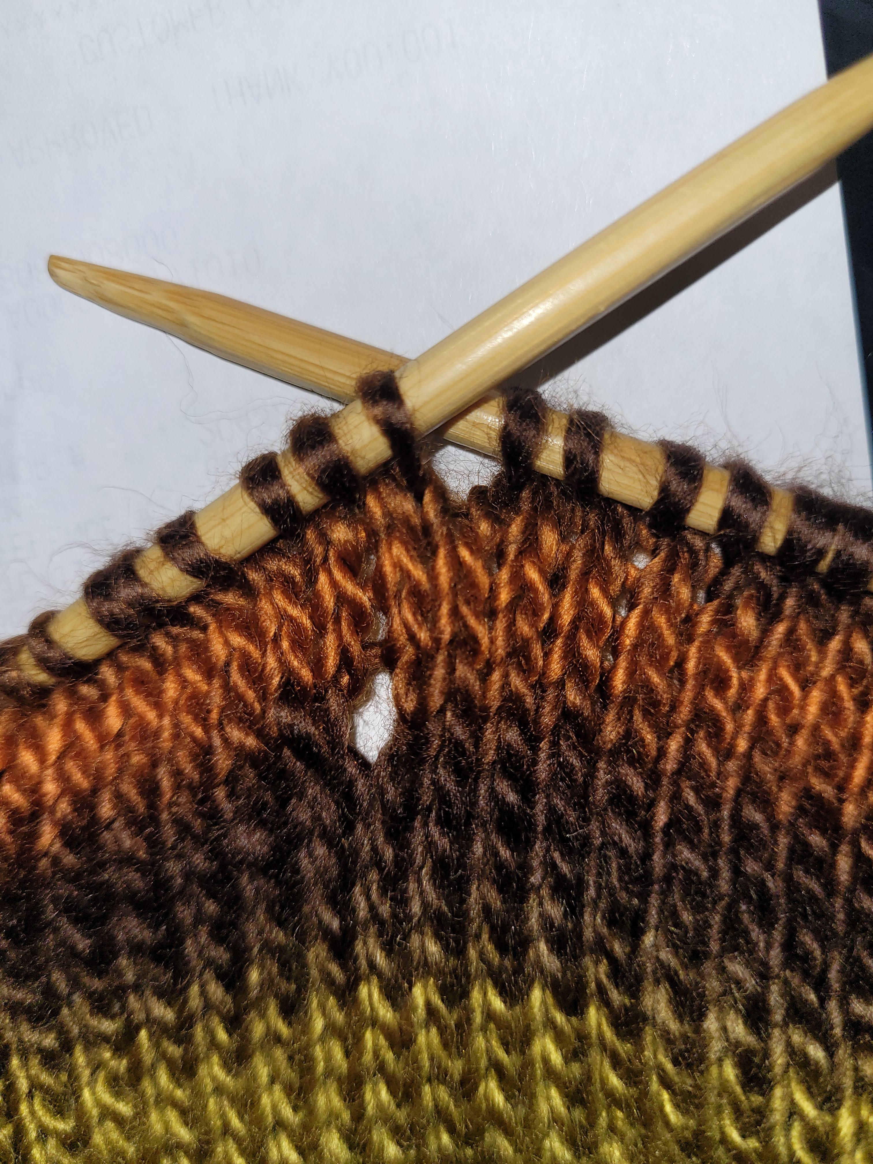 Nooooo how do I fix this without backstitching the entire sweater (in