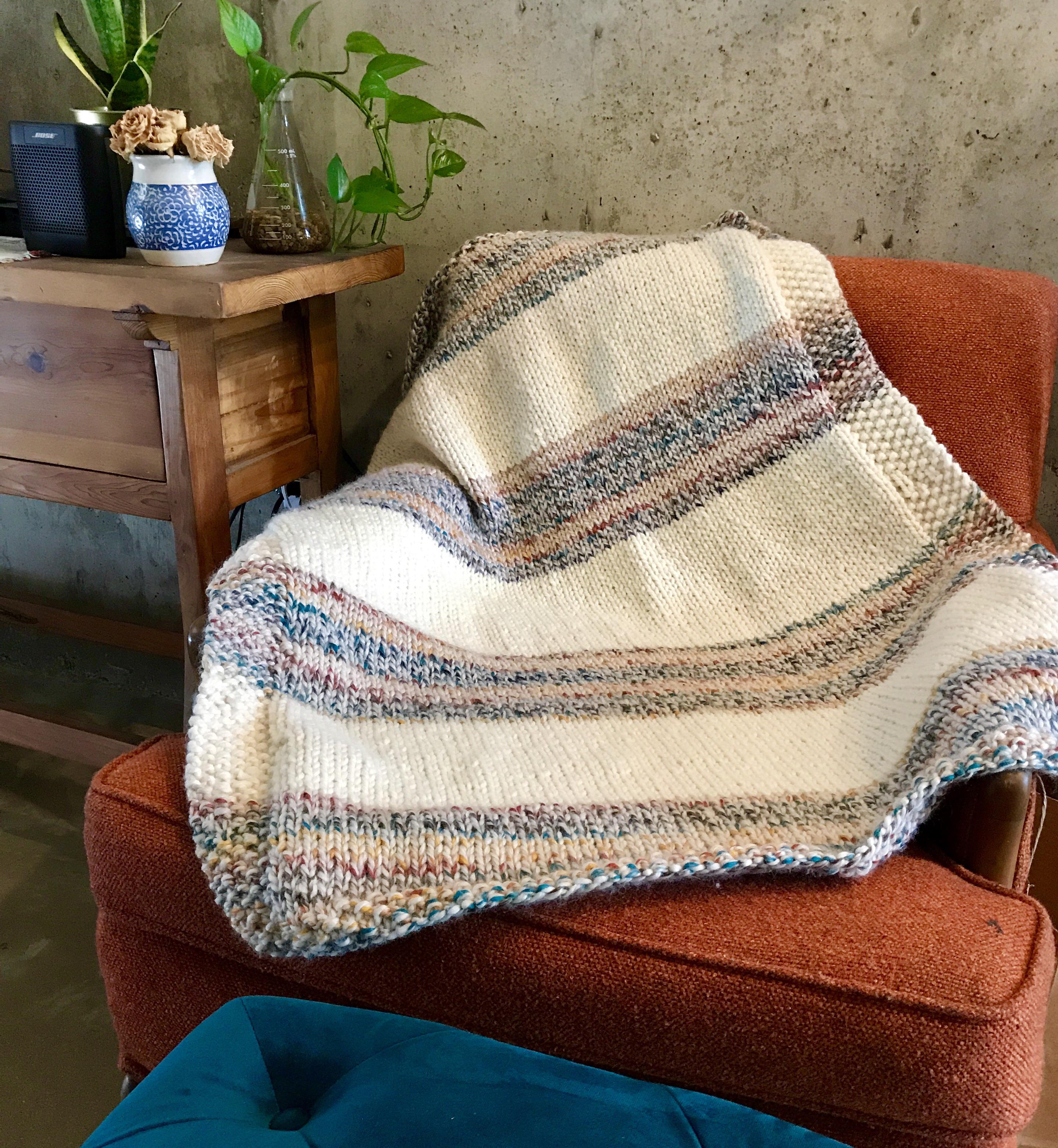 Finished my quarantine blanket r/knitting