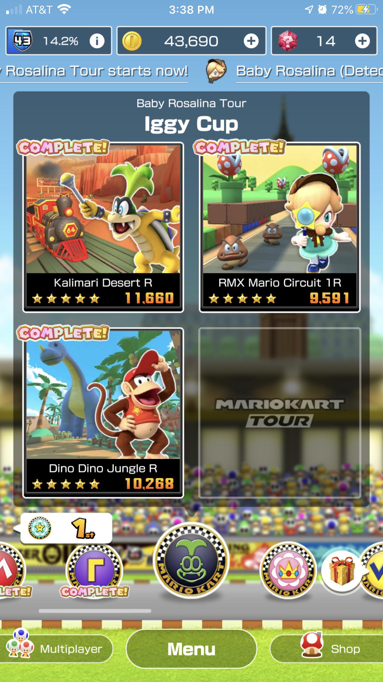 So playing online causes your score to cross over and you have to play