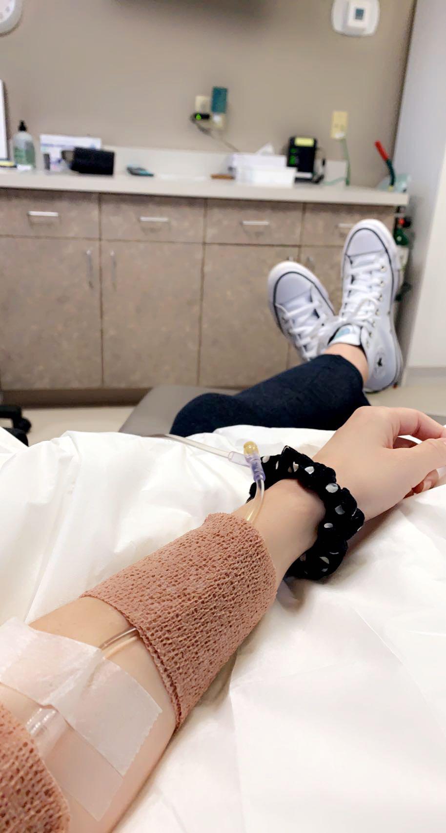 My first Avsola infusion. Praying for a good response. Also hope my