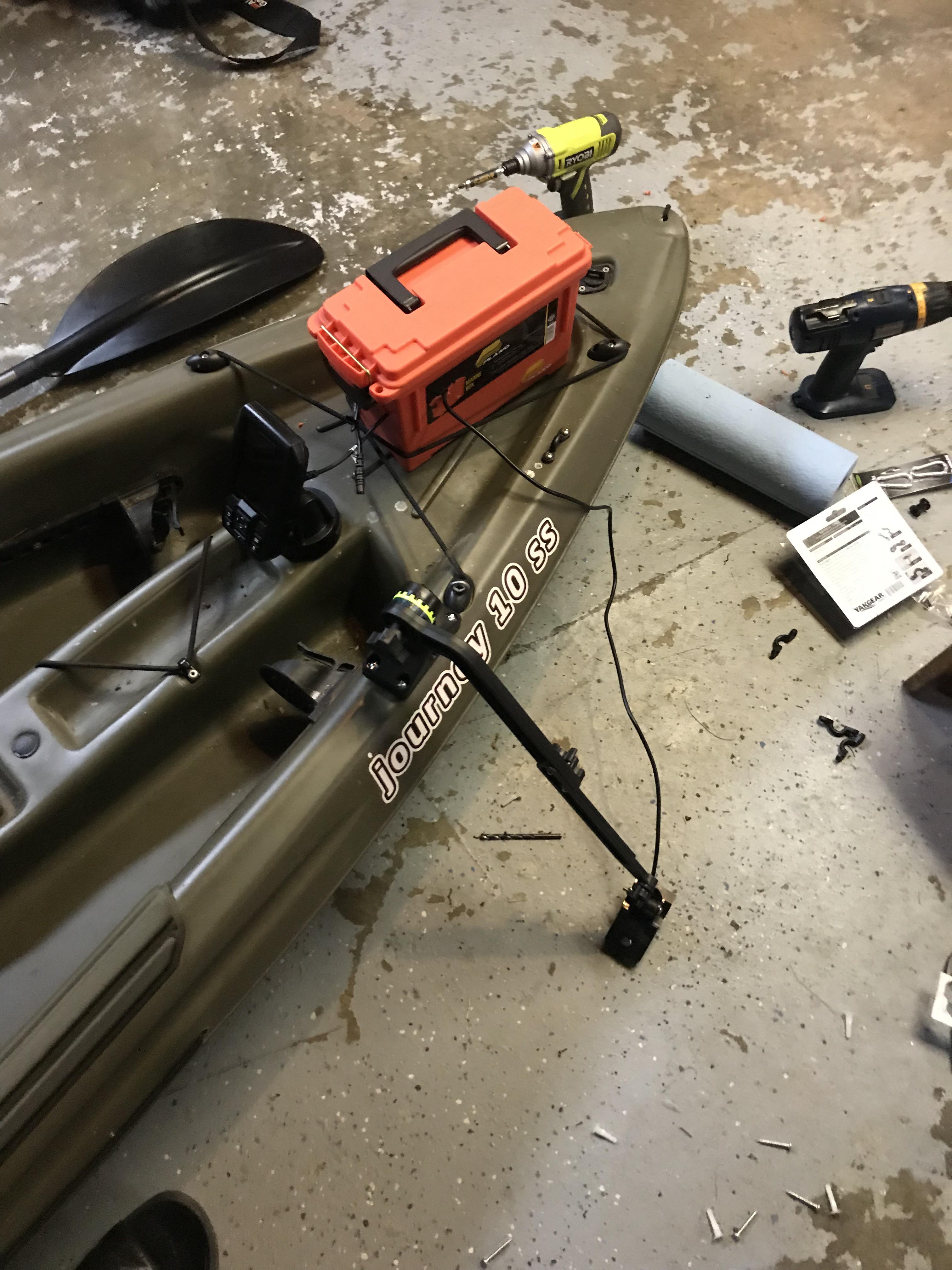 Kayak fish finder set up! What do you guys think r/Fishing