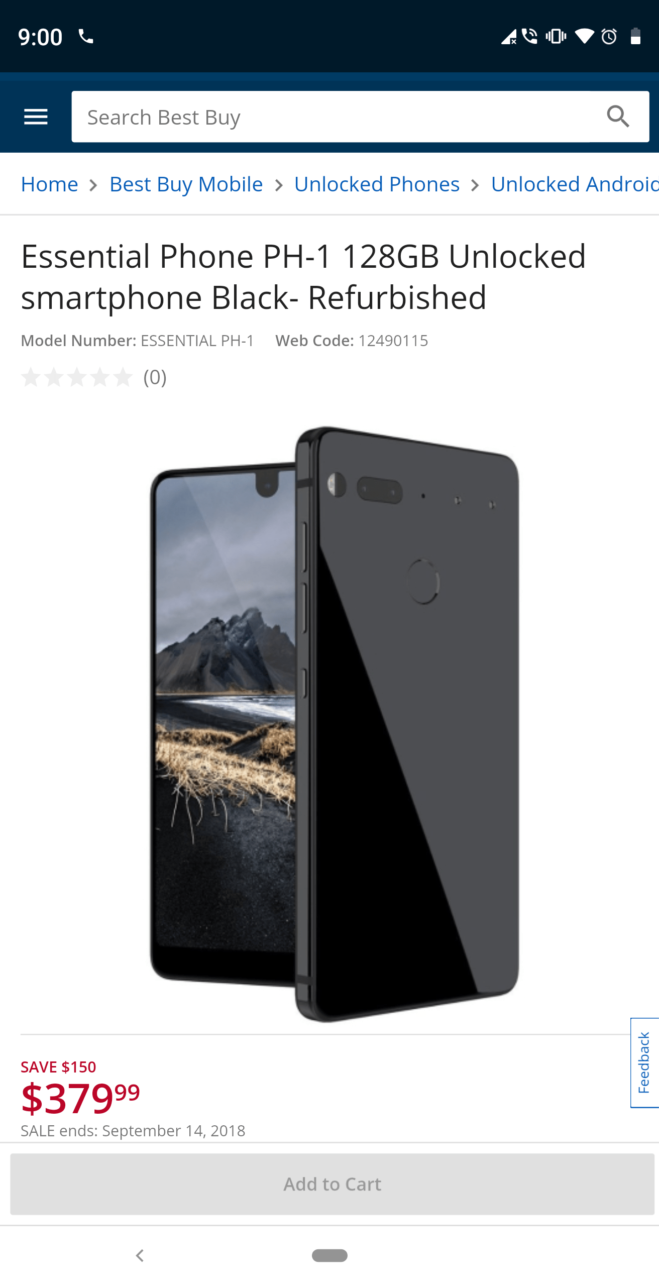 Best Buy Canada is Selling Refurbs for 379.99CAD r/essential