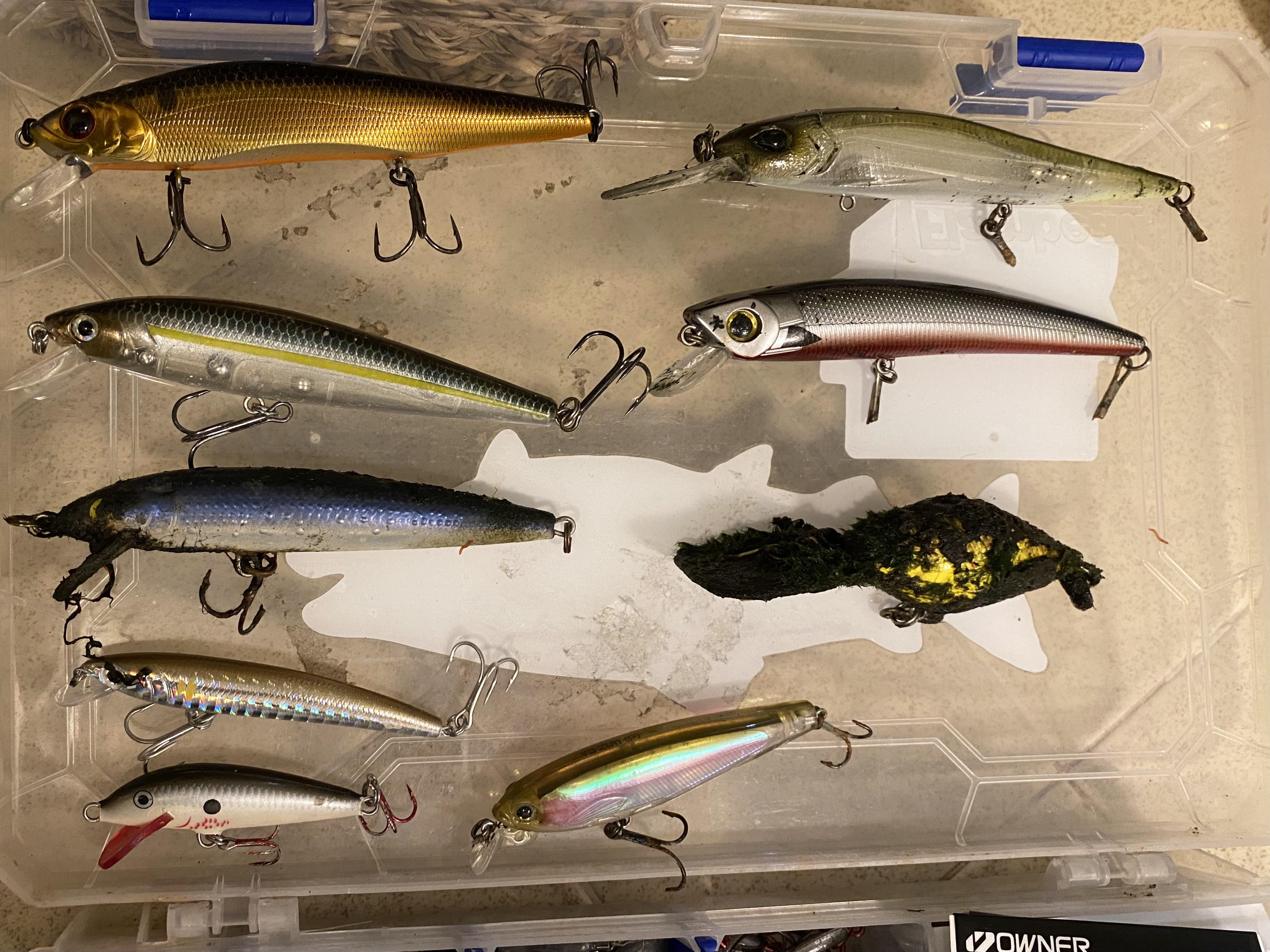 Add these to my collection of found lures since my last post. Still