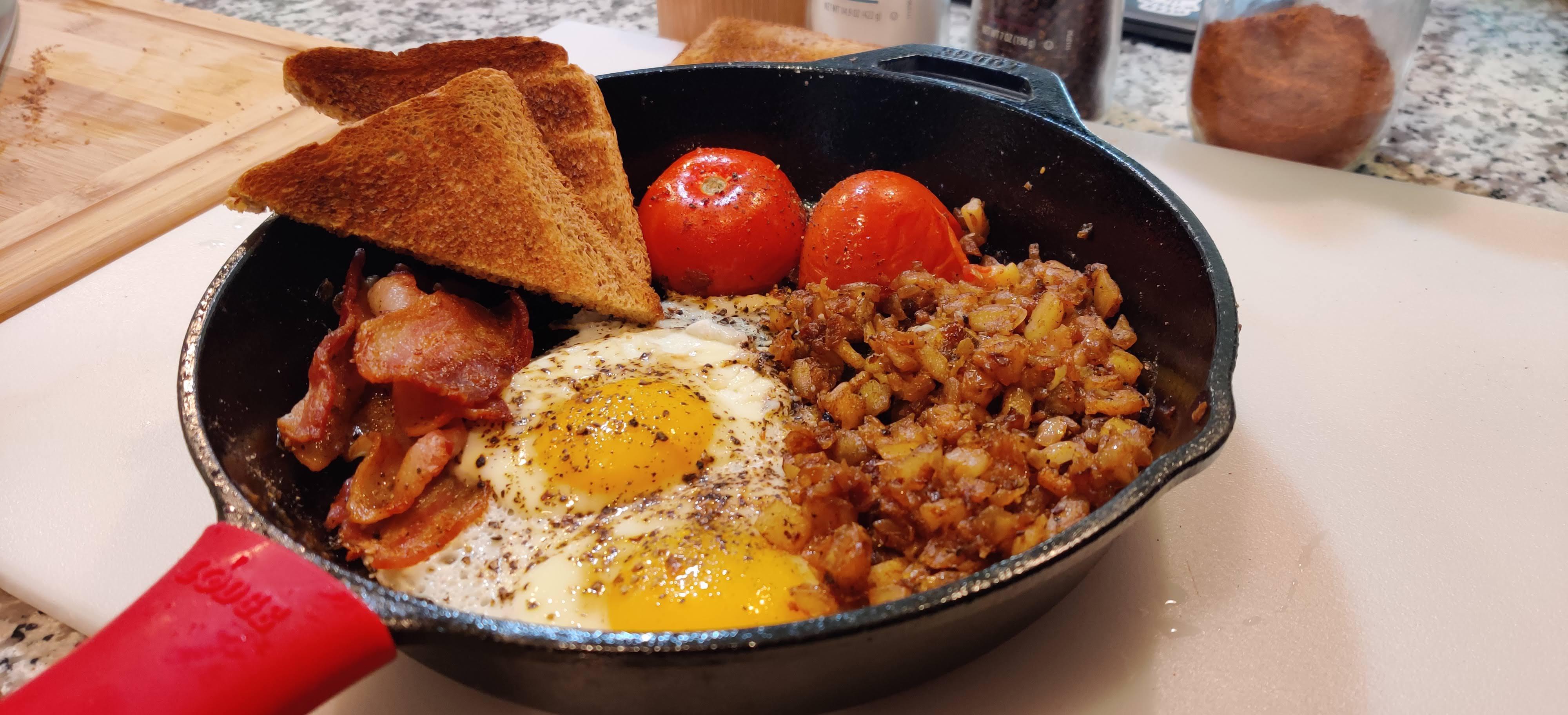 CastIron Breakfast! r/BreakfastFood
