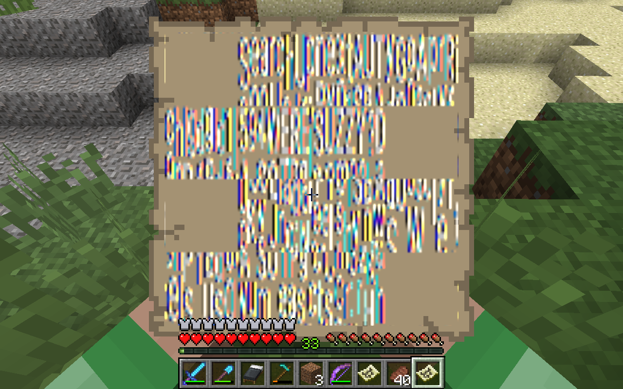 Odd/ creepy map glitch after interacting with a Cartographer