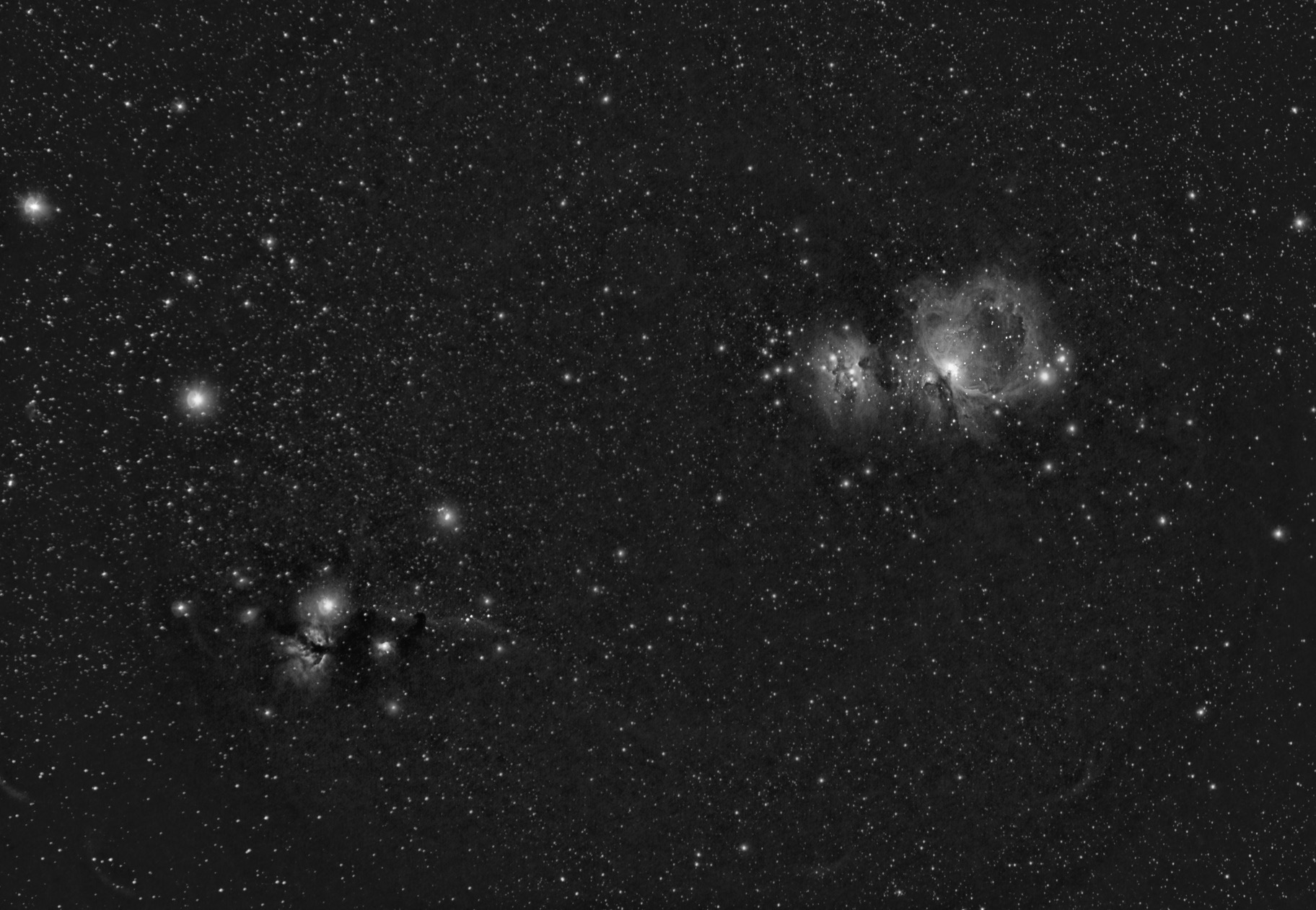 Orion's Belt Area M42 to Horsehead r/astrophotography
