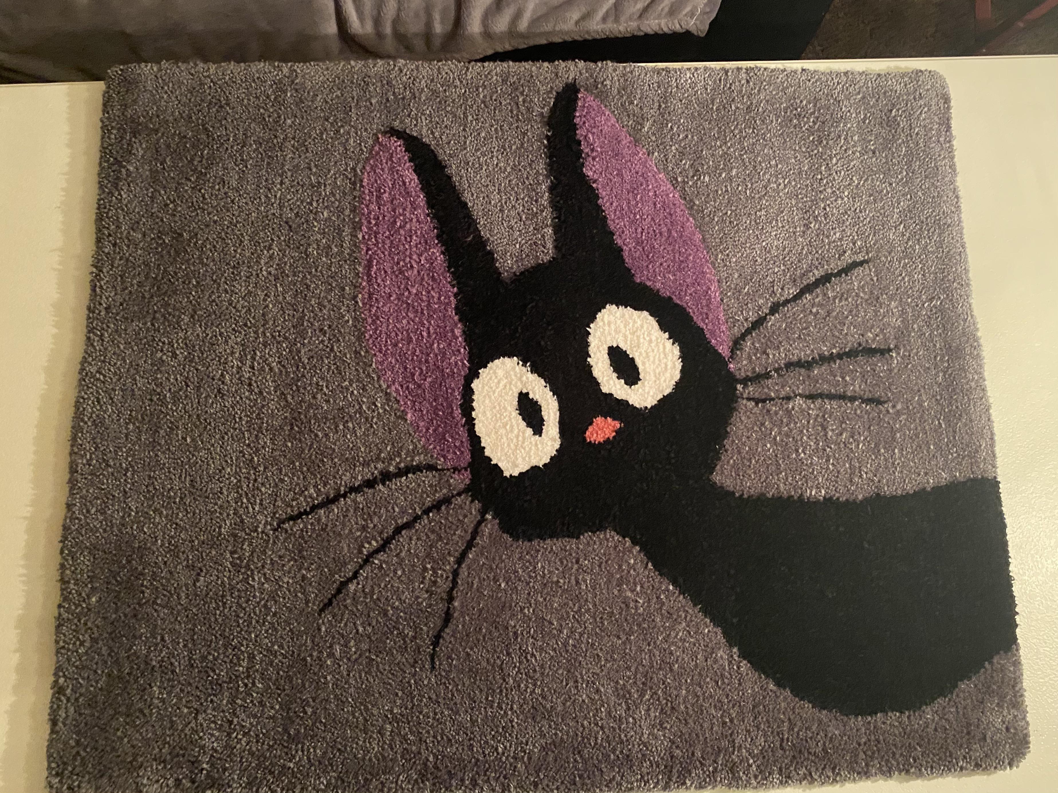 Made Jiji into a rug ) still need to add a bit of detail. r