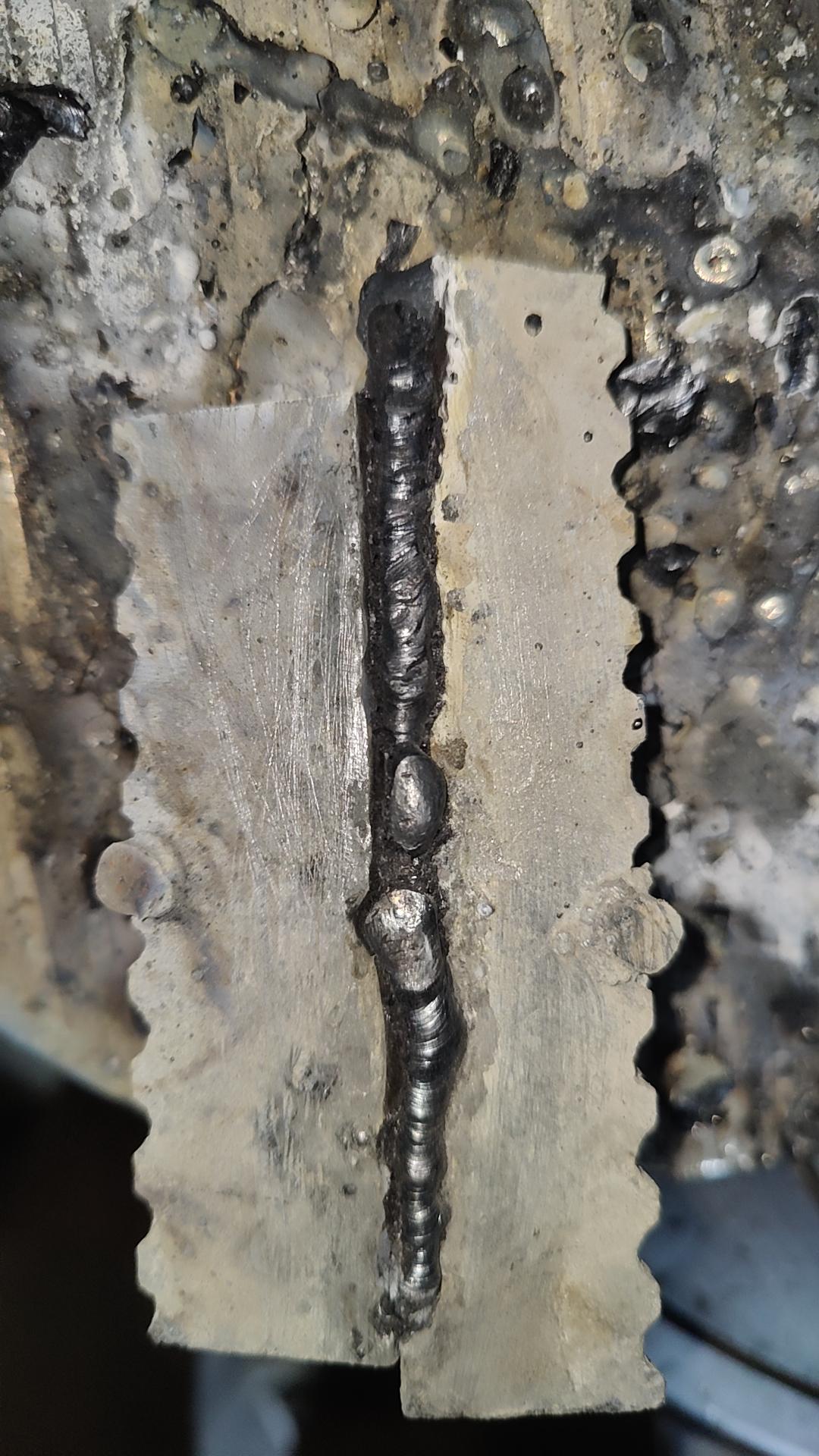 first day stick welding : r/BadWelding