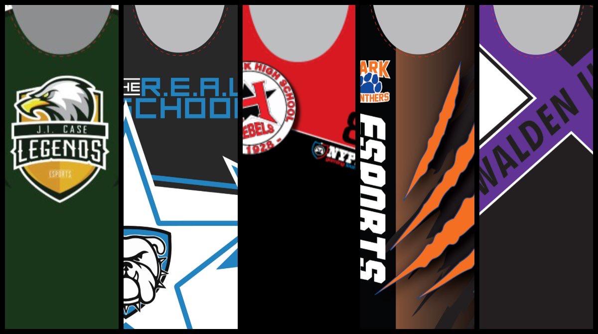All our high school esports jerseys. r/esports