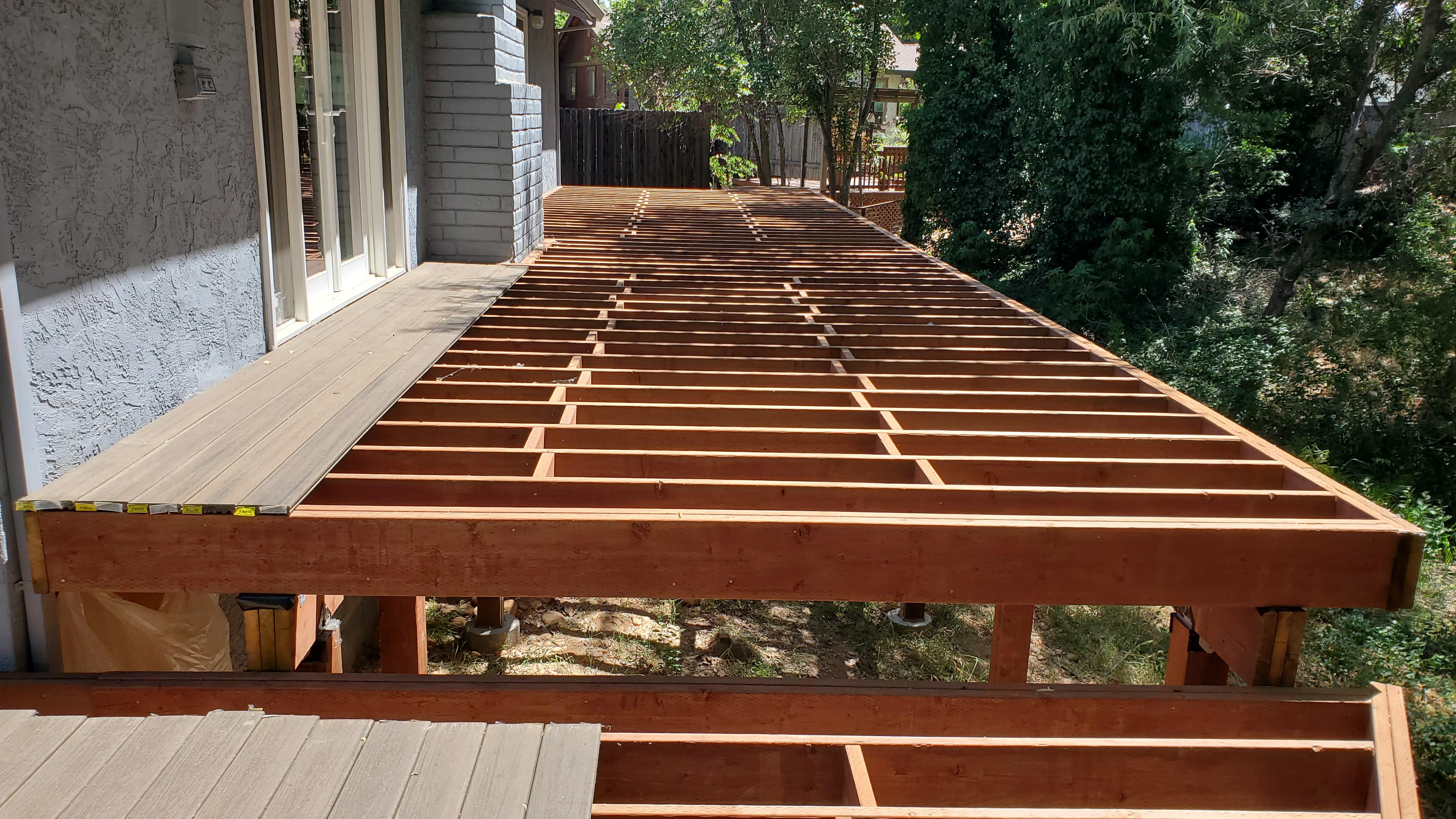 Power wash and/or Sand Decks