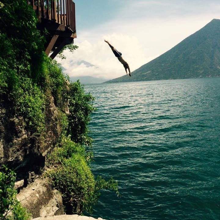 Most of the villages on Lake Atitlan in Guatemala are only accessible