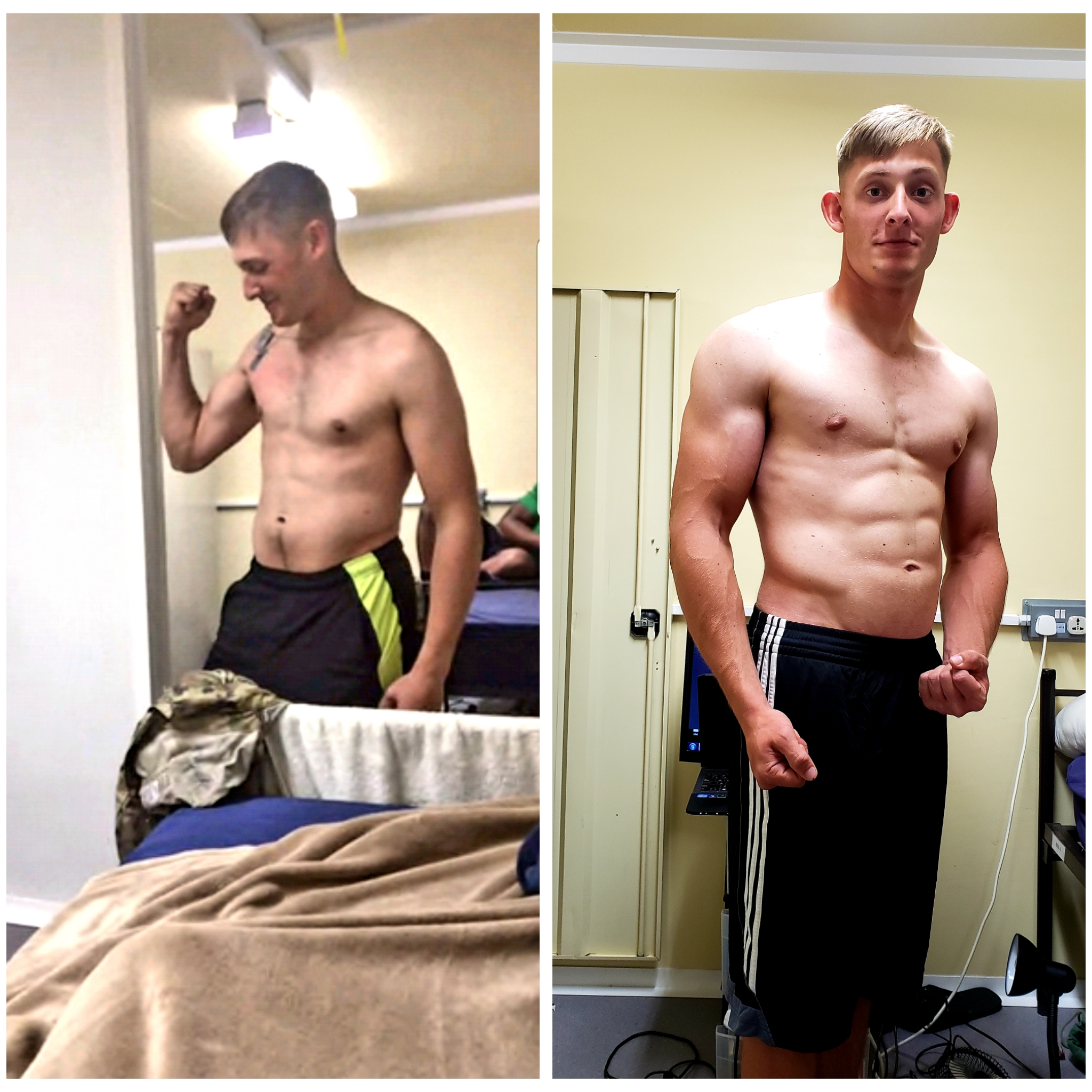 M/21/6'0" [165 > 200 = 35lbs gained] (8 Months Transformation) Heavy