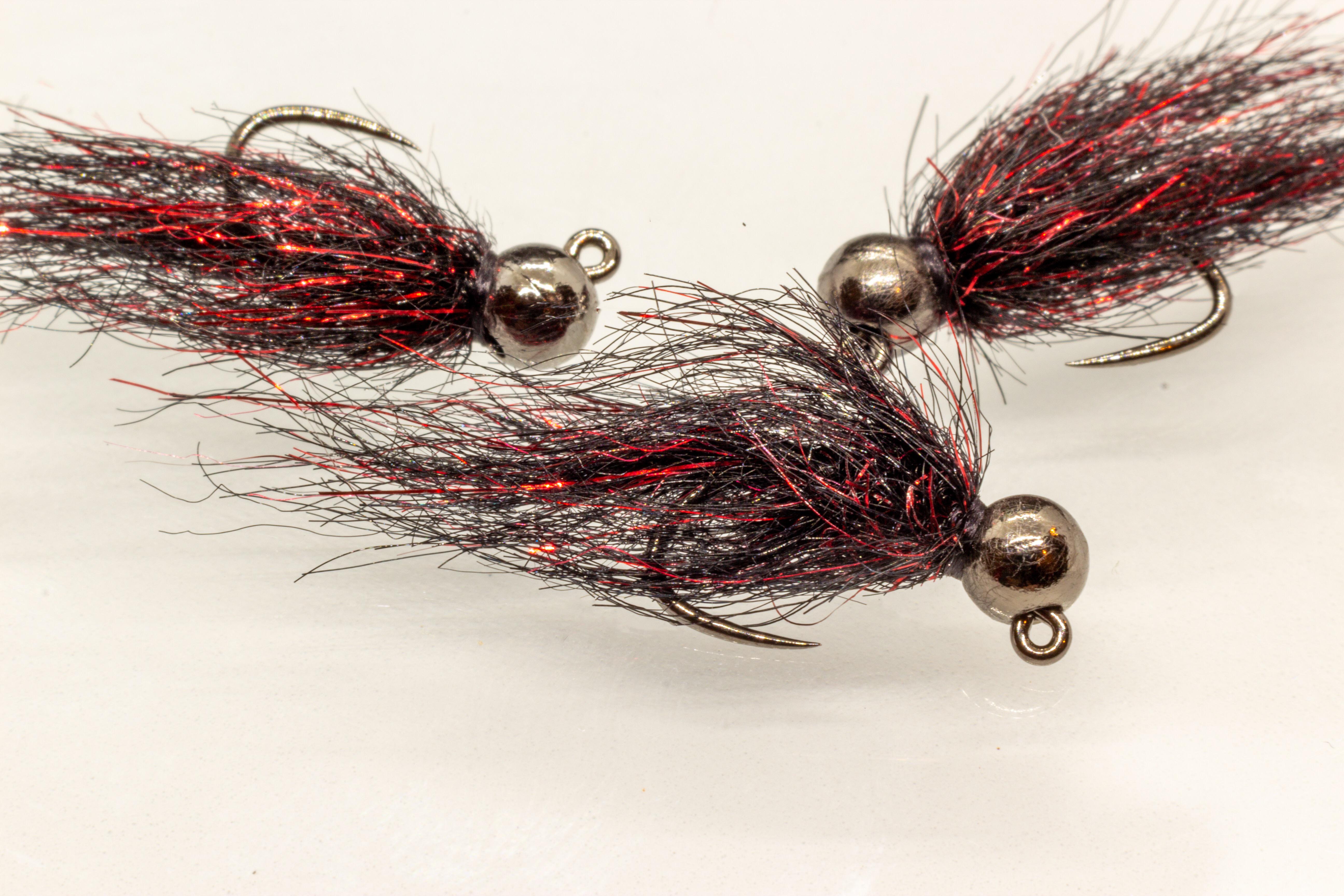 Bloody Black Leech euro streamer r/flytying