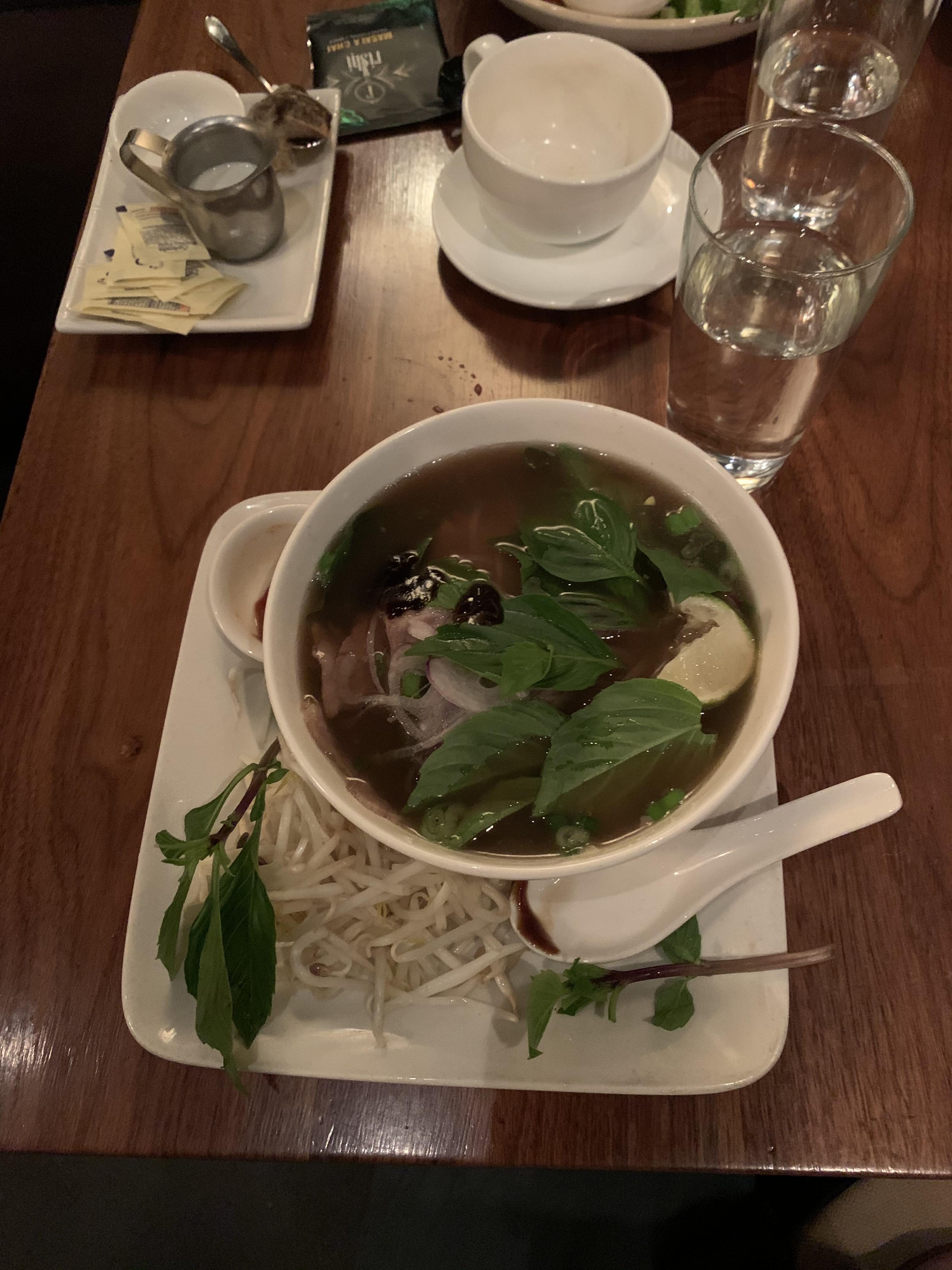 Pho Bo at Monsoon in Bellevue, WA pho