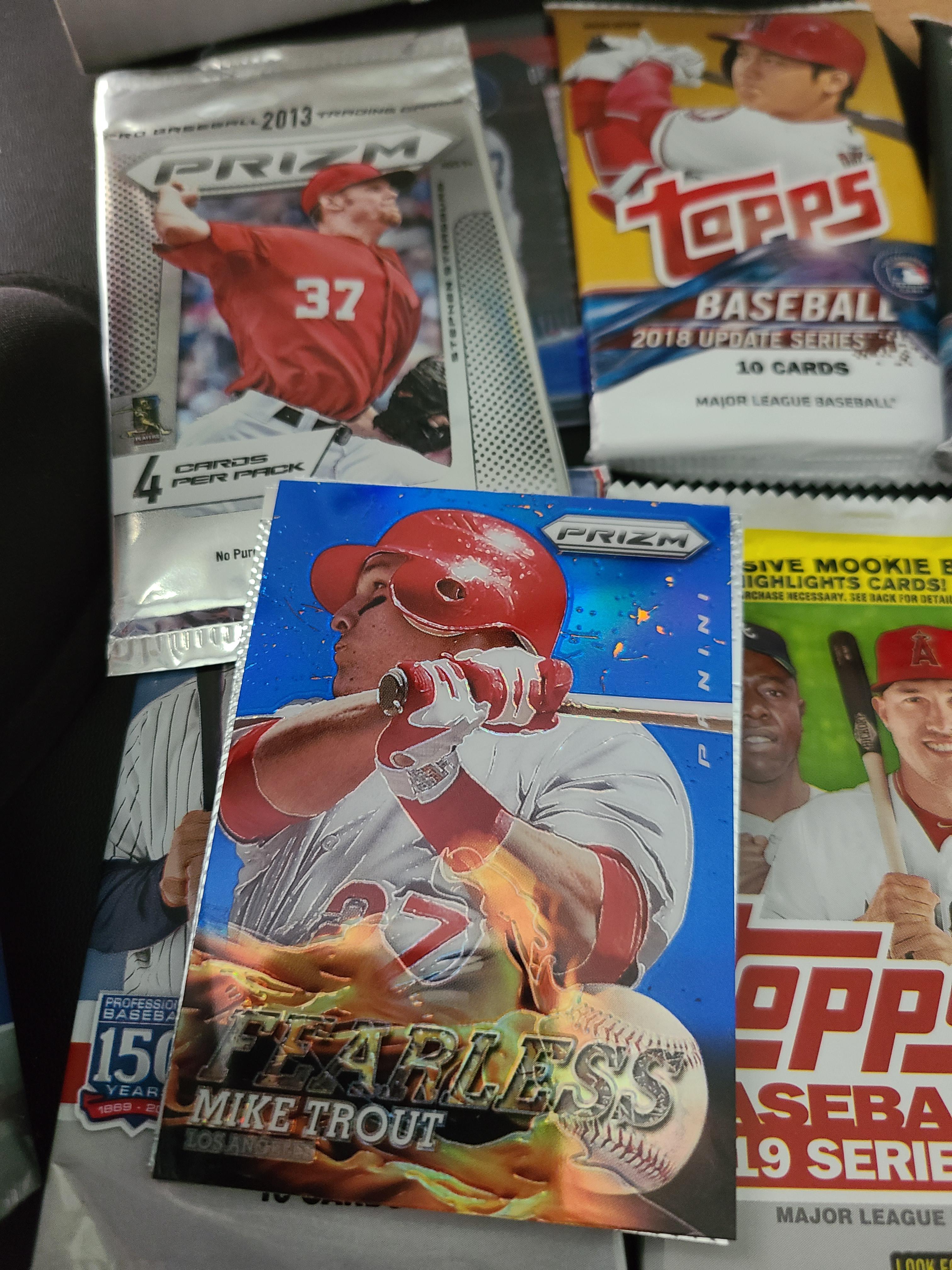 Bought a baseball mystery box at Walmart. Anybody know any comps on