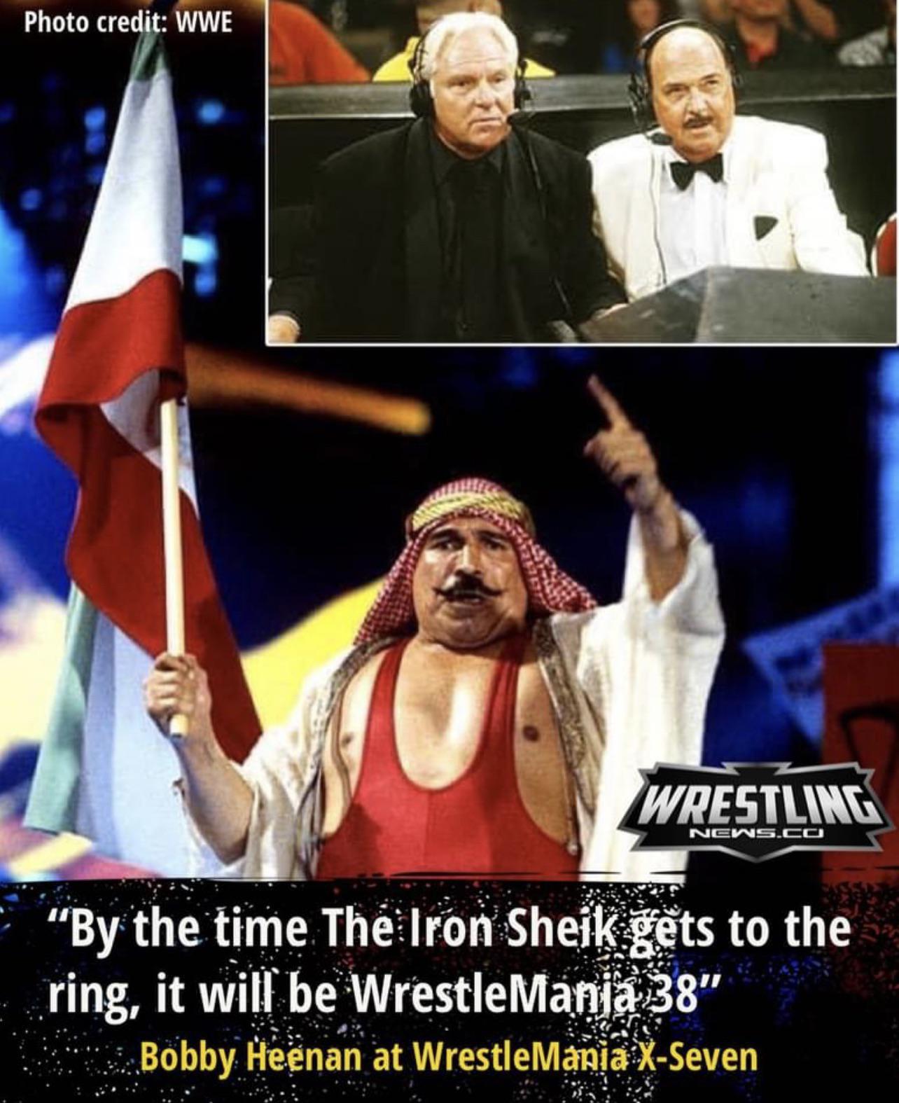 Get Iron Sheik In this year (Wrestlemania 38) 😂 r/Wrasslin