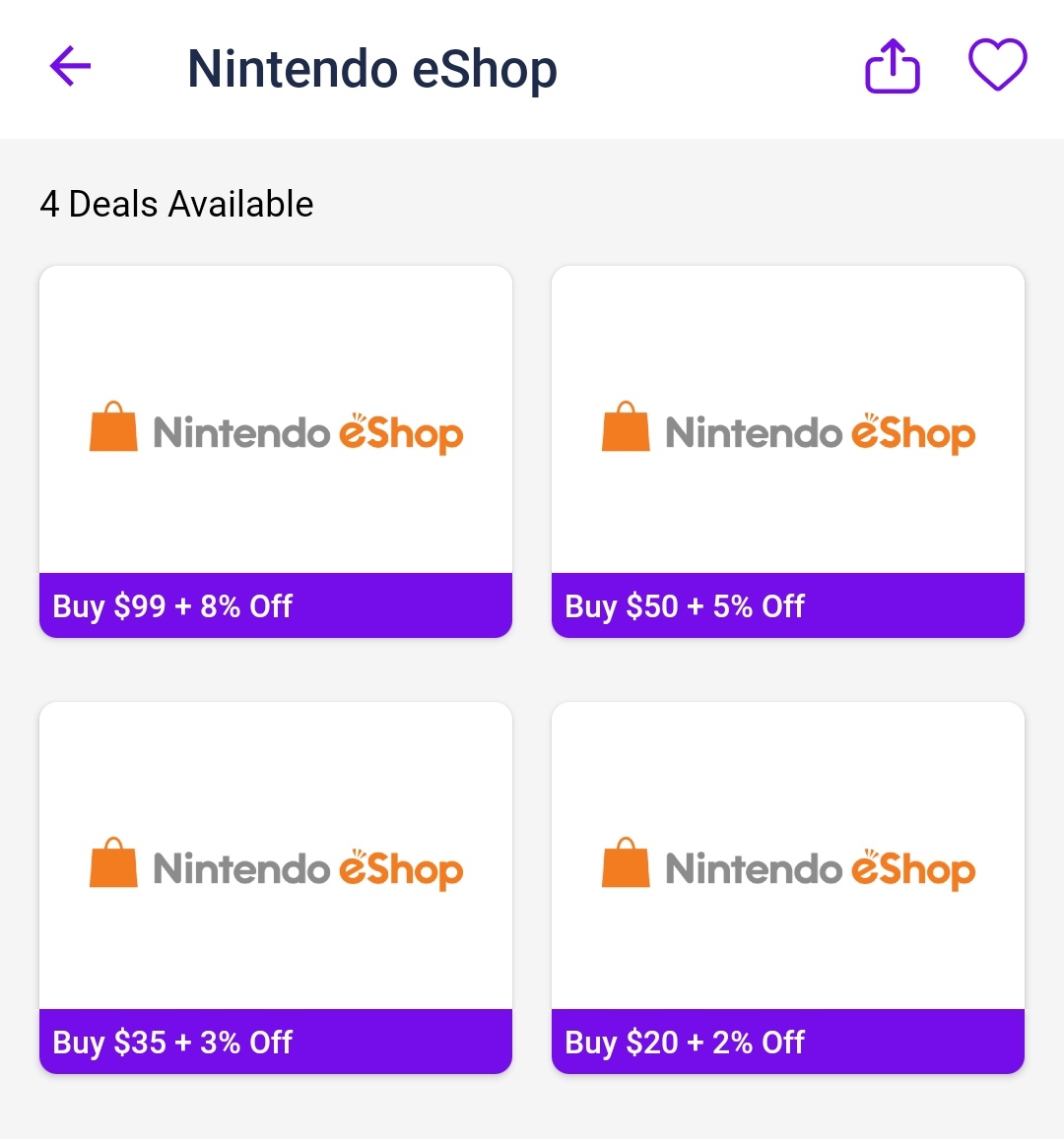[moola] Nintendo giftcard discount r/VideoGameDealsCanada