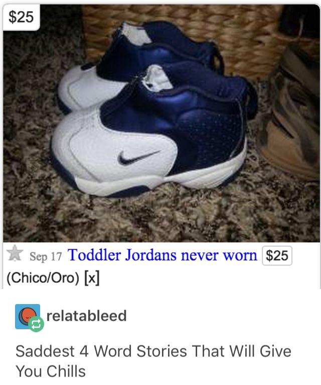 Toddler Jordans Never Worn r/tumblr