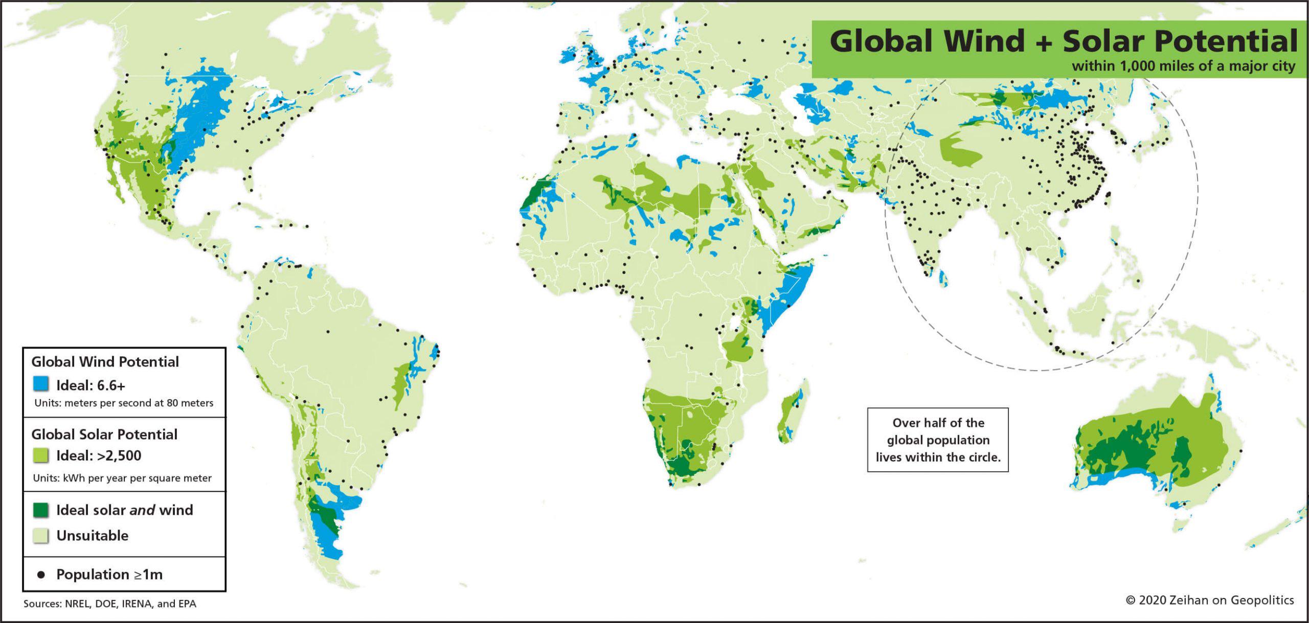 Global Wind and Solar Potential r/MapPorn