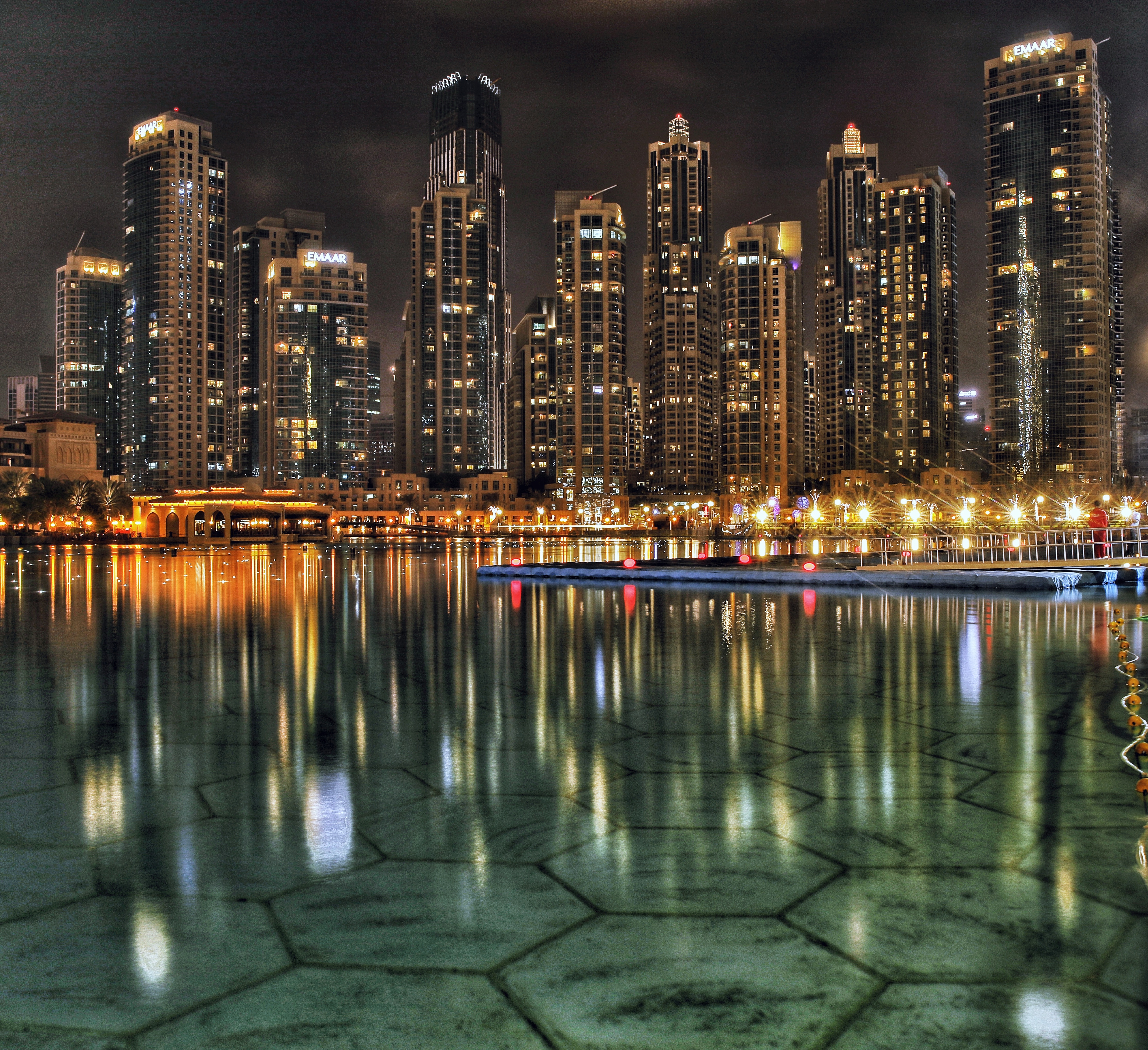 A glimpse of one night business bay Dubai r/dubai