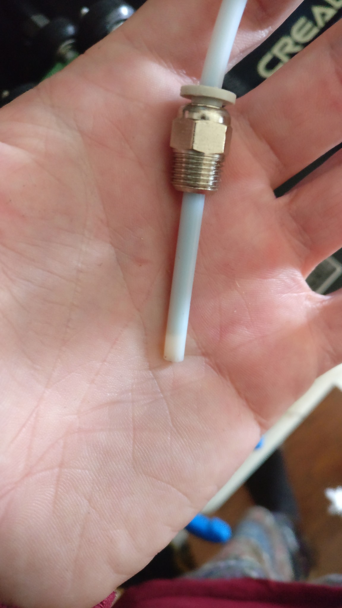 Filament stuck in Bowden tube! Will it survive some persuasion with a