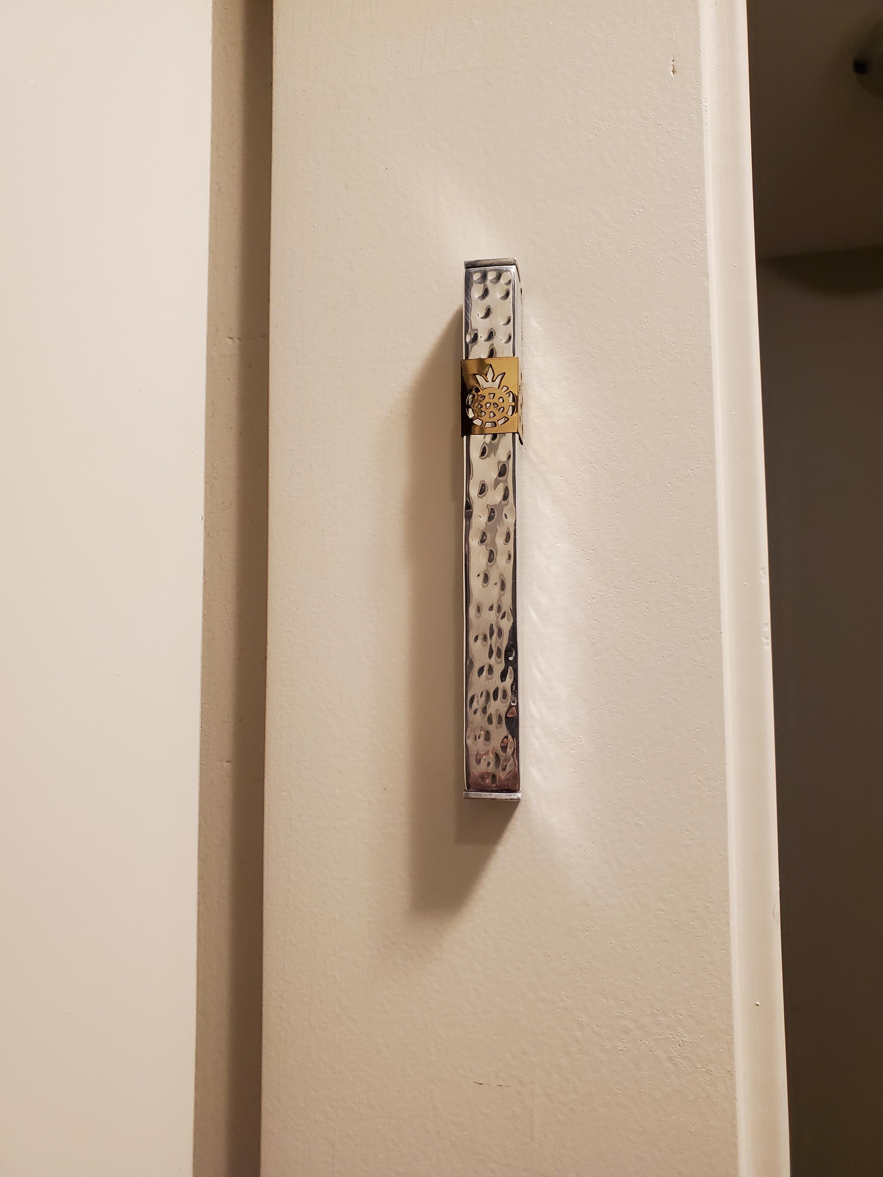 Mezuzah is up! I love it already! I don't know why I waited so long to