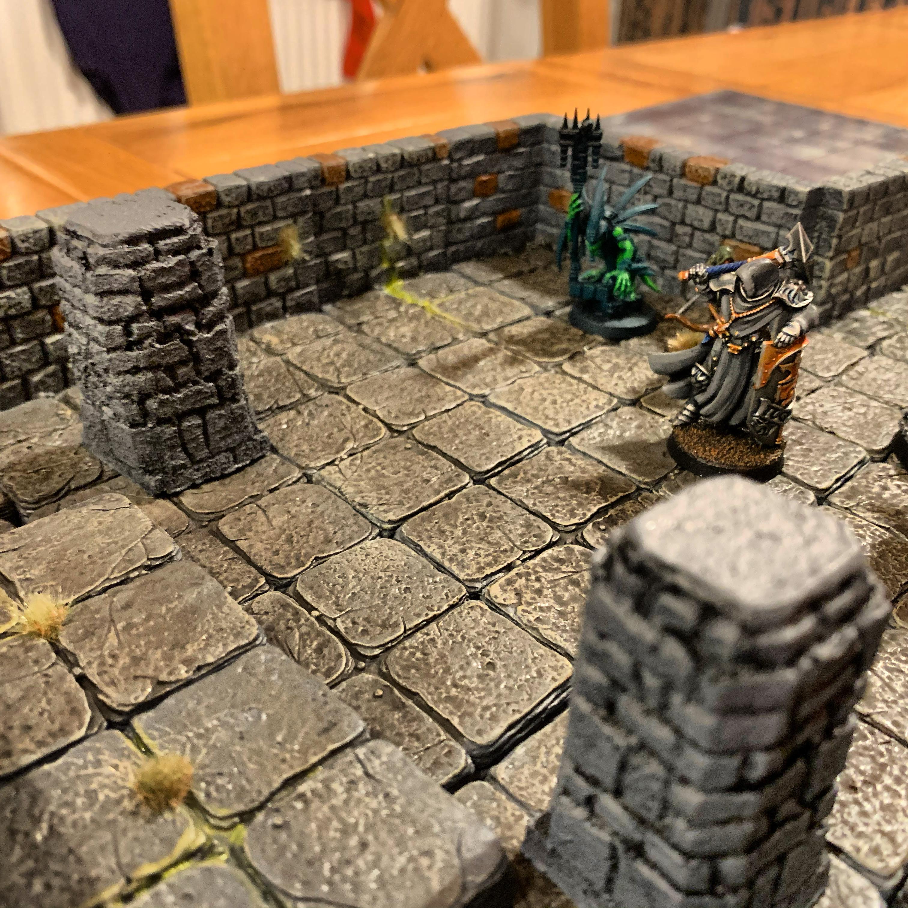 Didn’t make it, but finished painting it tonight. Dwarven dungeon