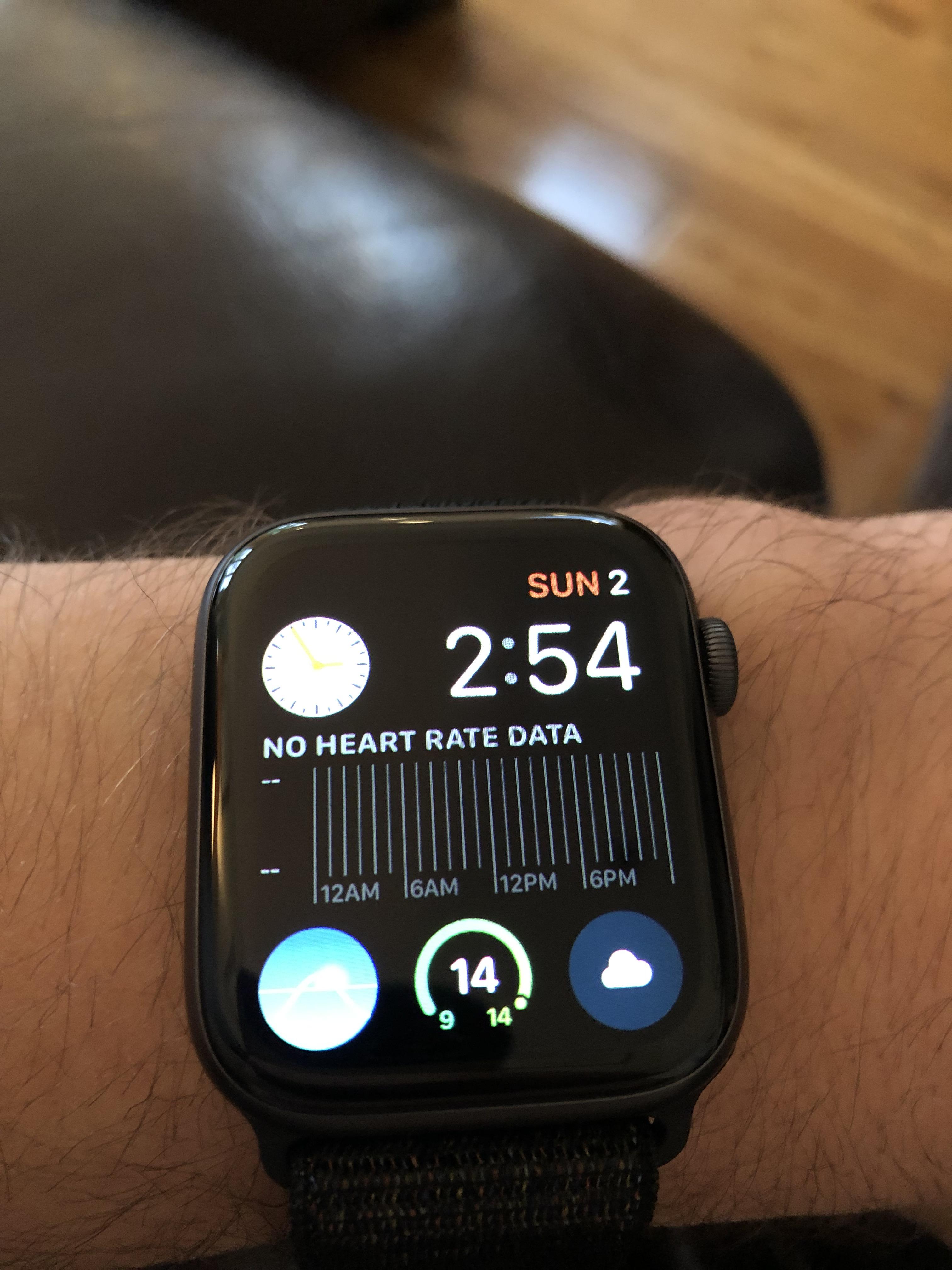 Anyone else getting this with the heart rate complication? r/AppleWatch