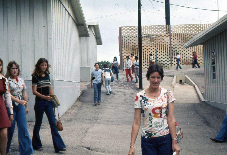 Teens at Western Hills High School, mid 1970’s Fort Worth TX r