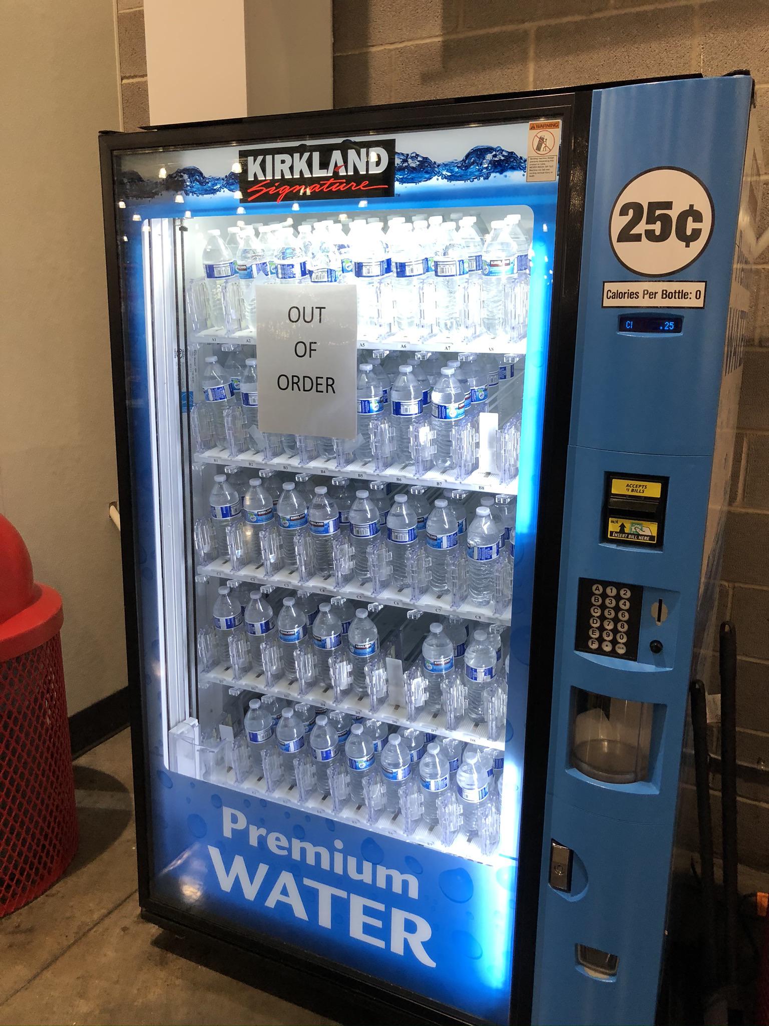 Costco was 100 sold out of bottled water this evening..... r/mildlyinfuriating
