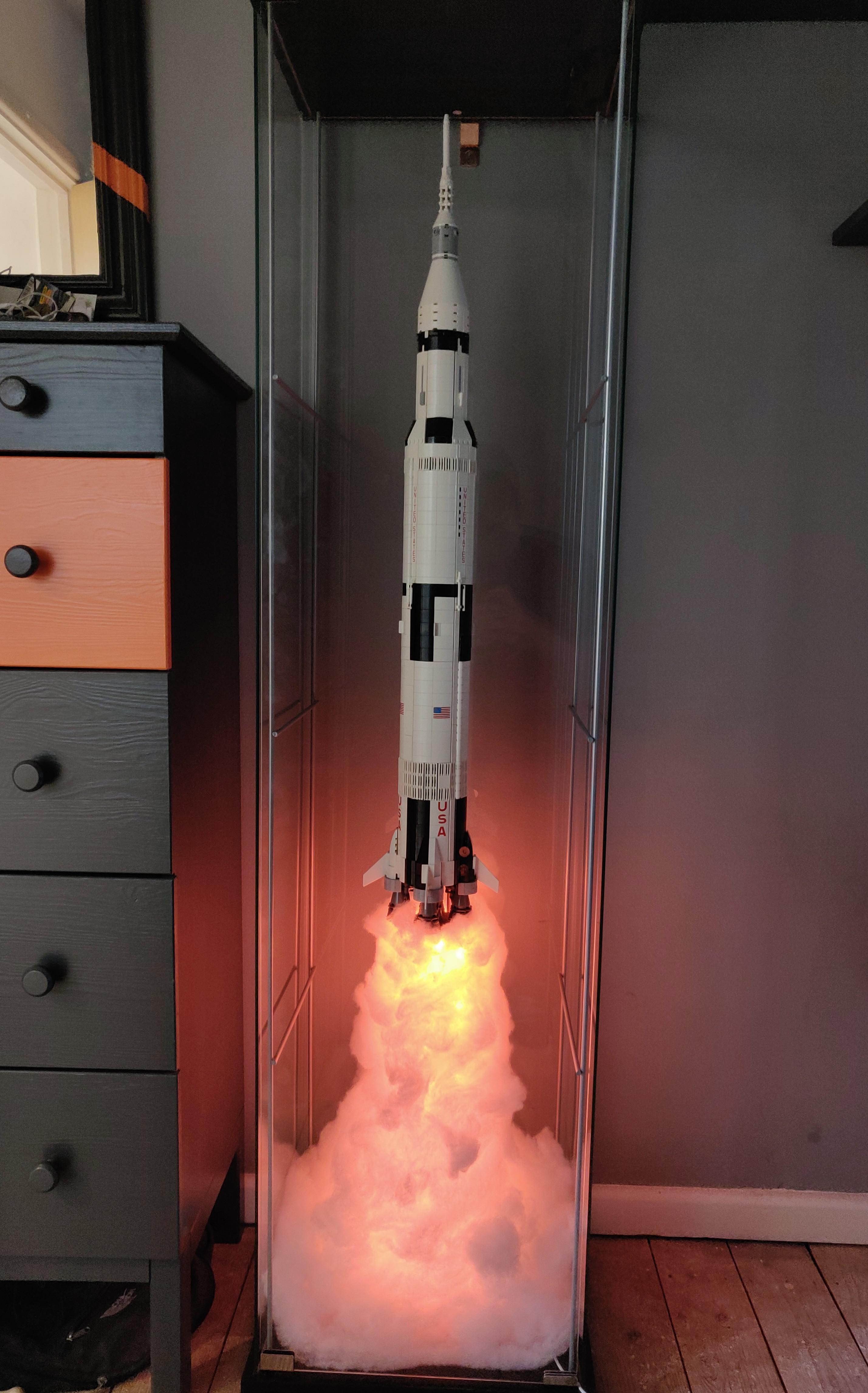 My attempt at a LEGO Saturn V display pics