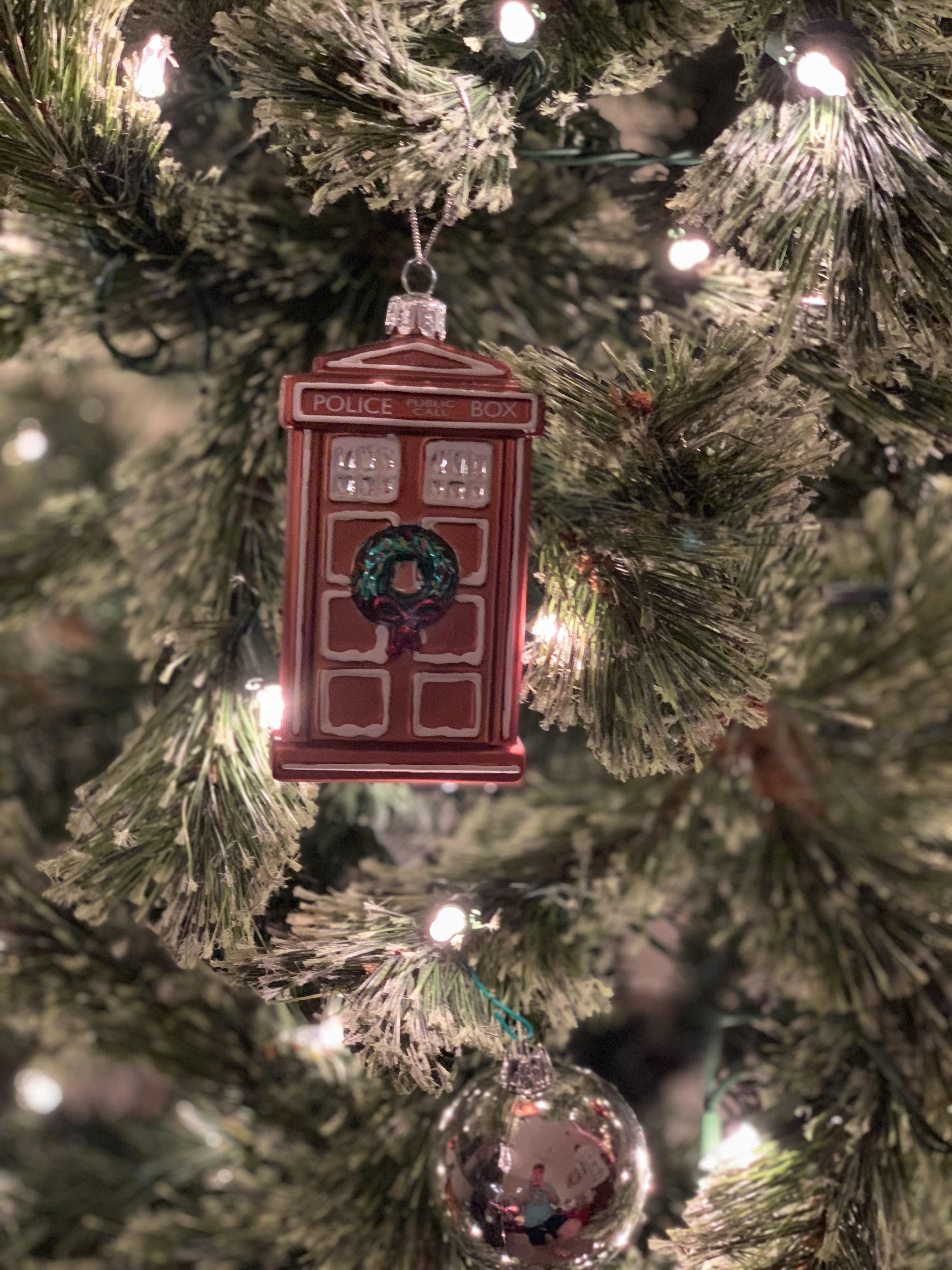 We were putting up Christmas decorations last night when my girlfriend