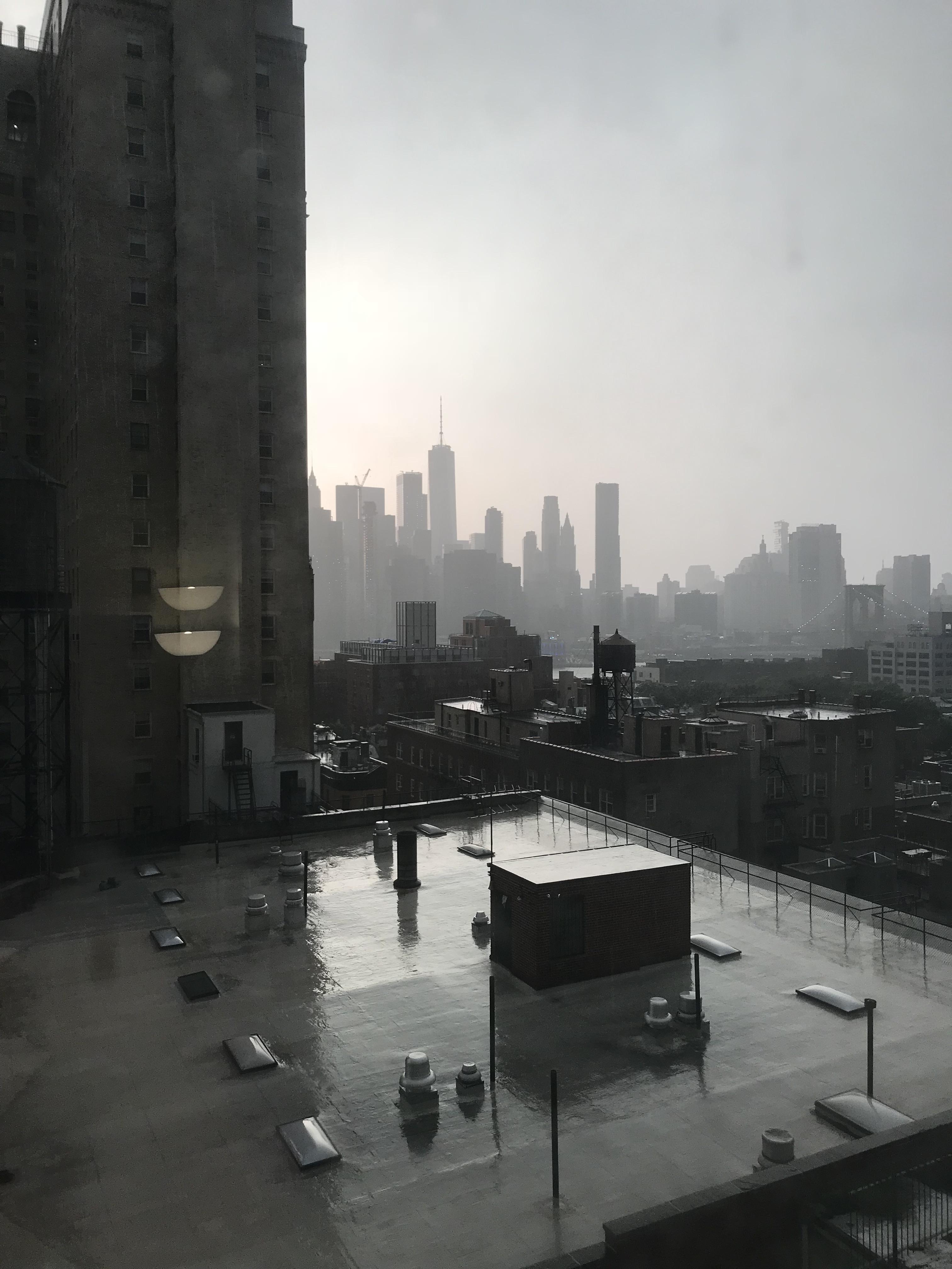 Evening shower r/raining