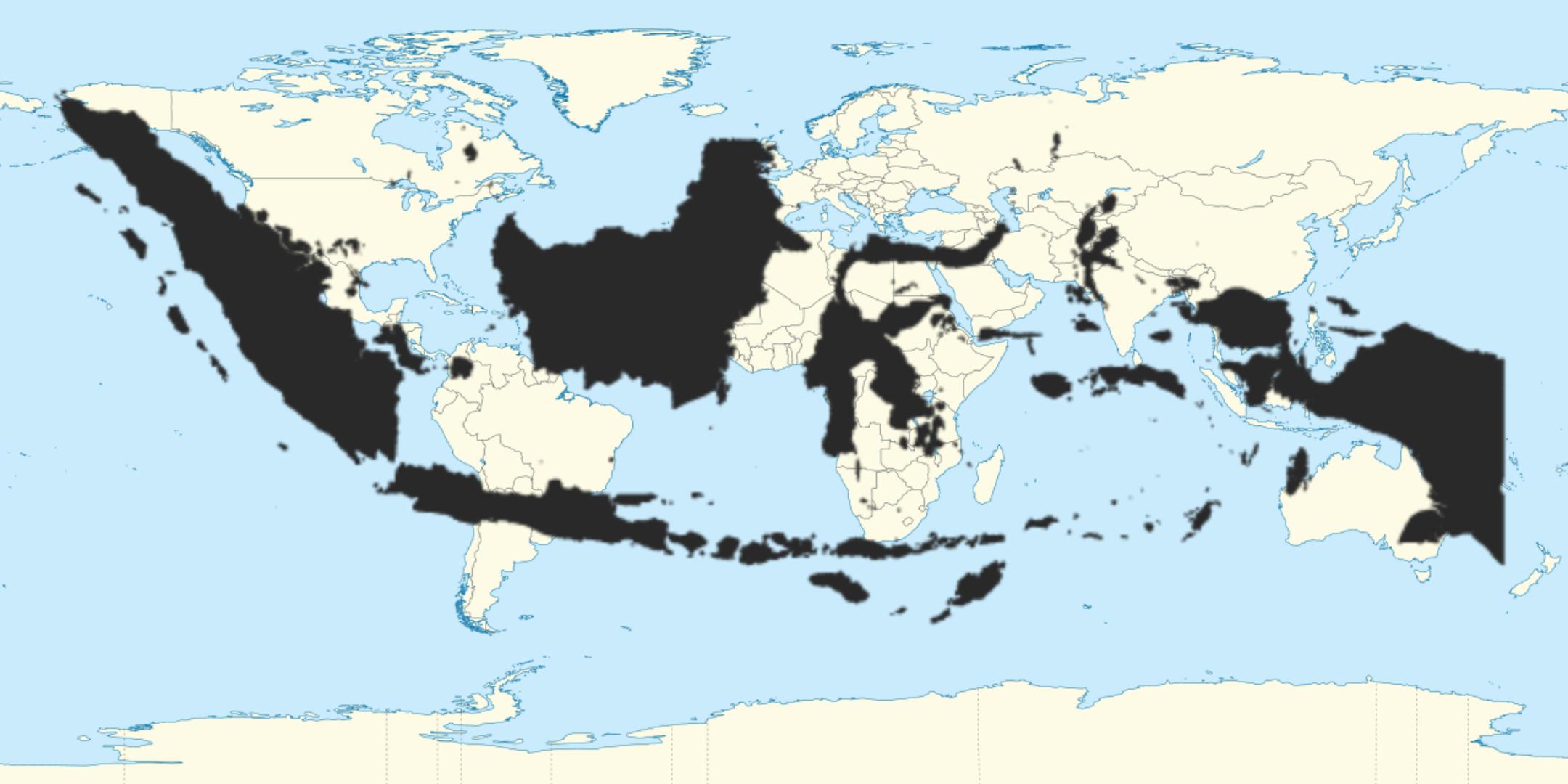 Actual size of Indonesia r/indonesia